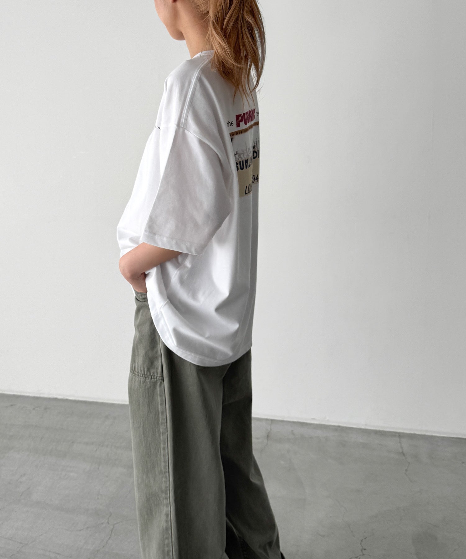 "PUBRIC"半袖Tシャツ