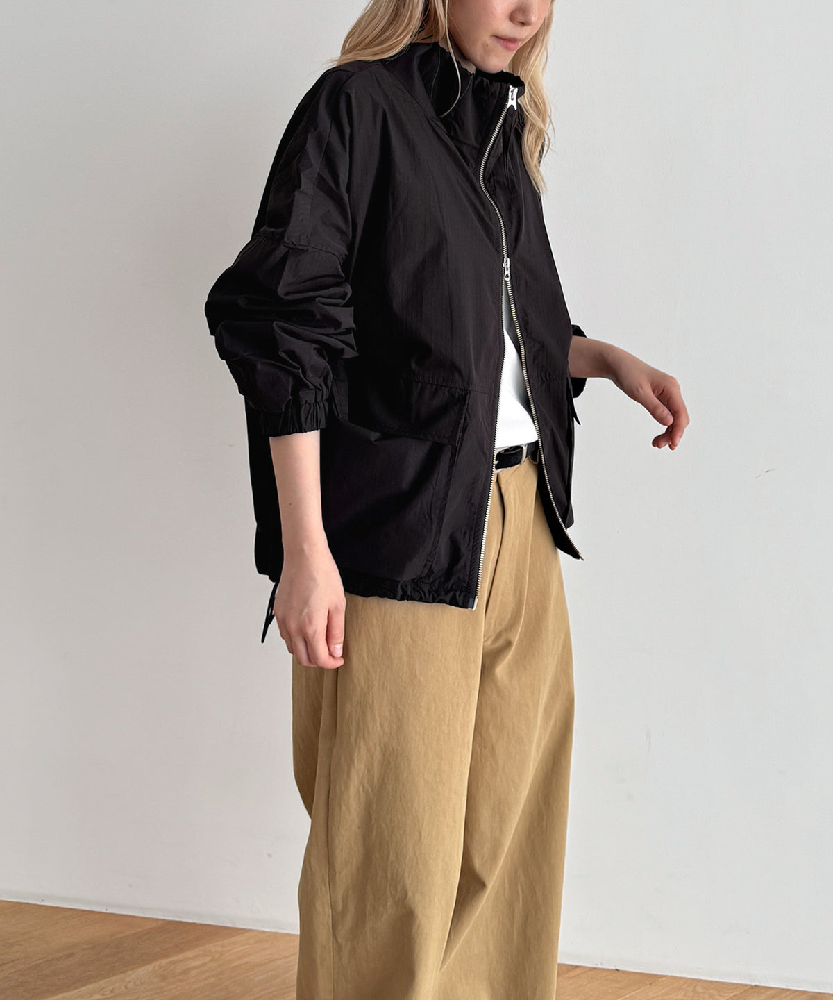 STAND COLLAR JACKET