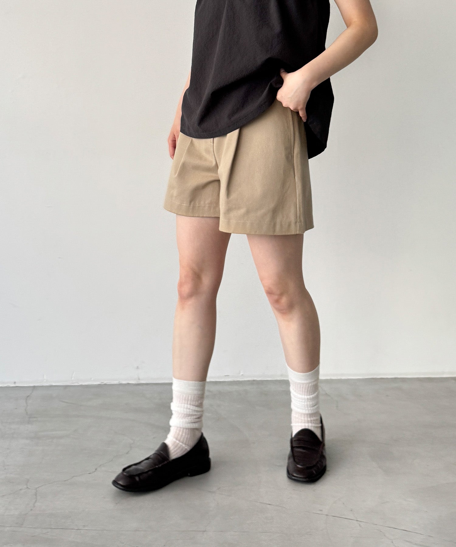 コットンショートパンツ