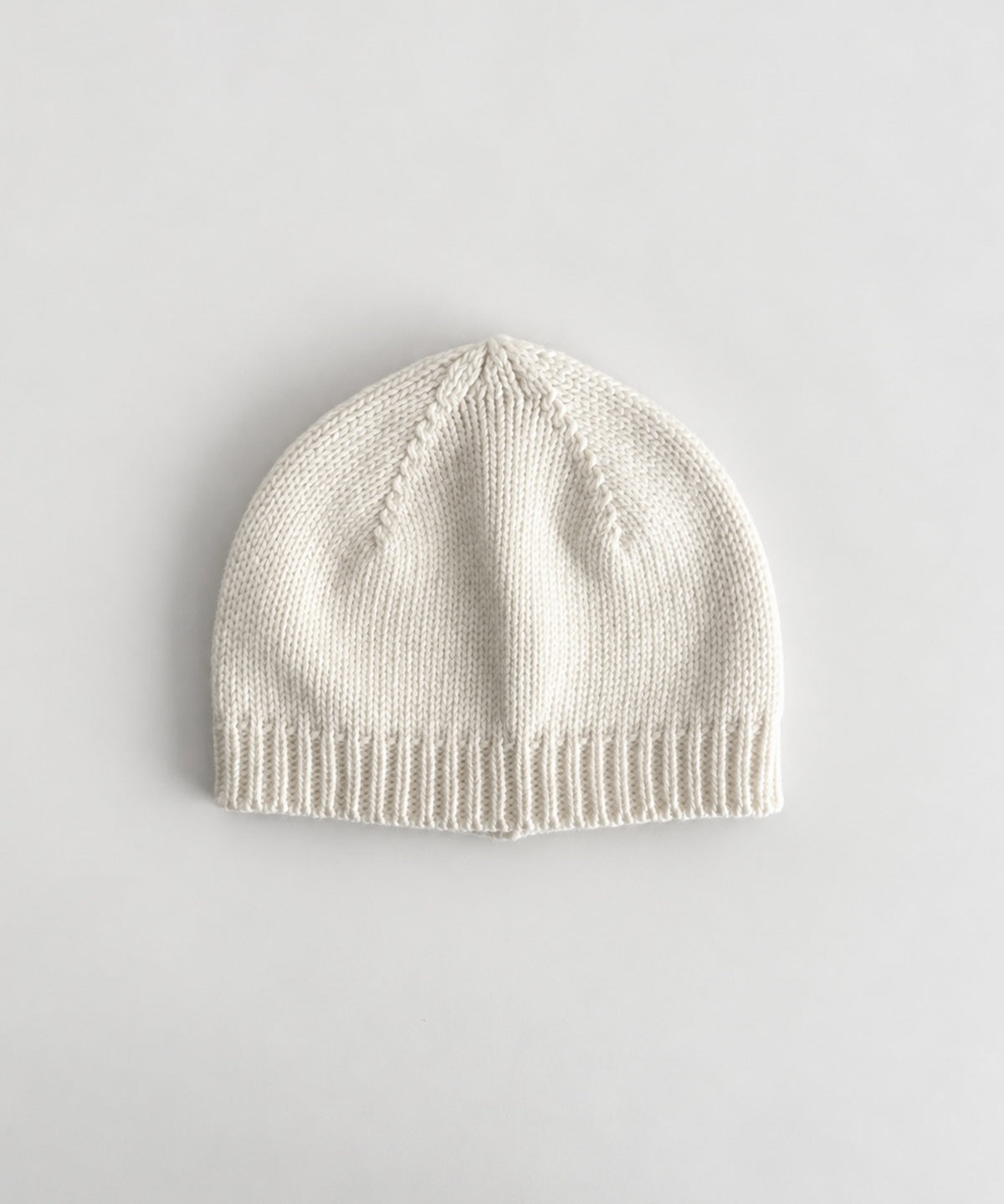 リブ切り替えニットCAP