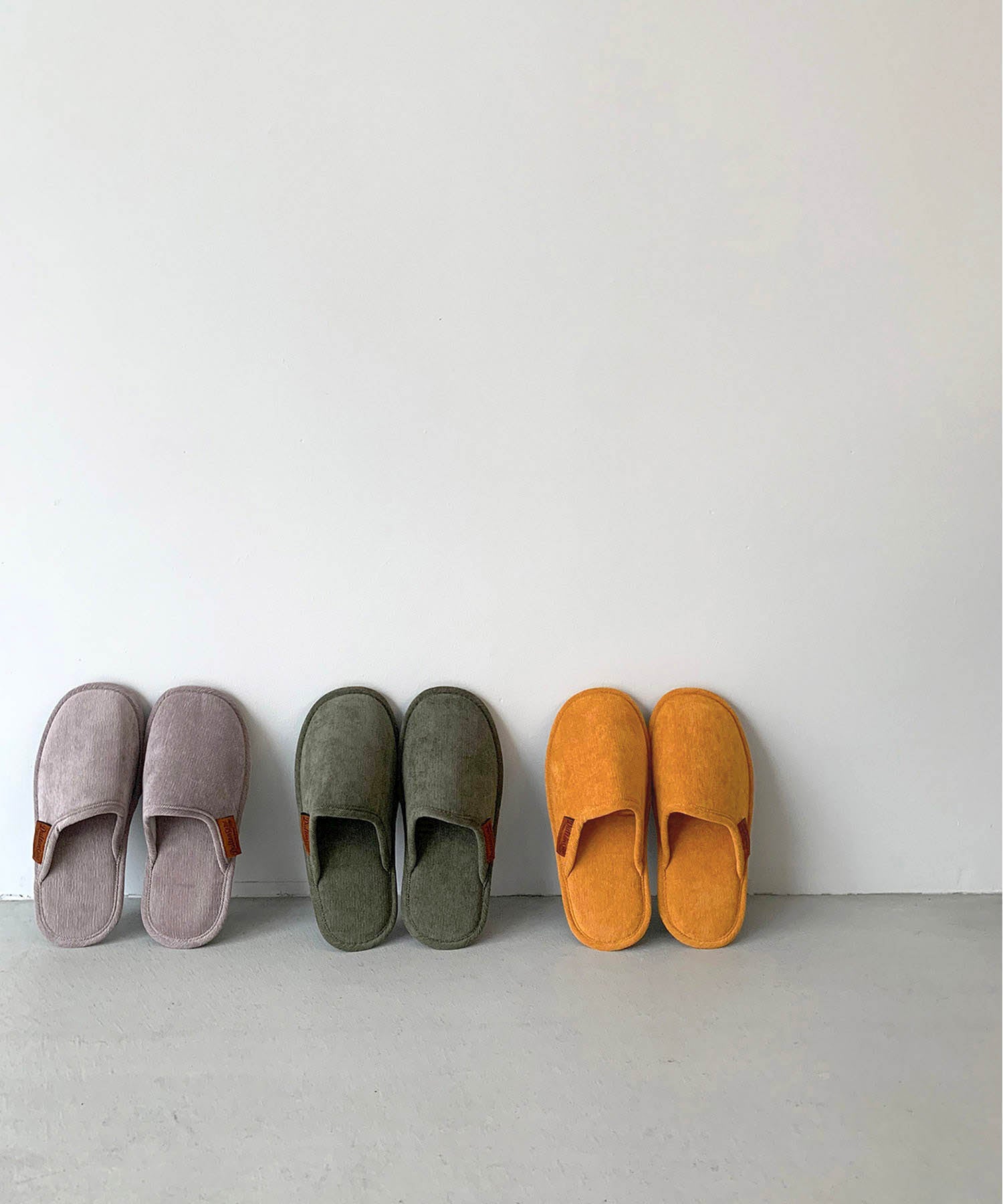 CORDUROY SLIPPERS EV/コーデュロイスリッパ(WOMEN)/T20-0224S