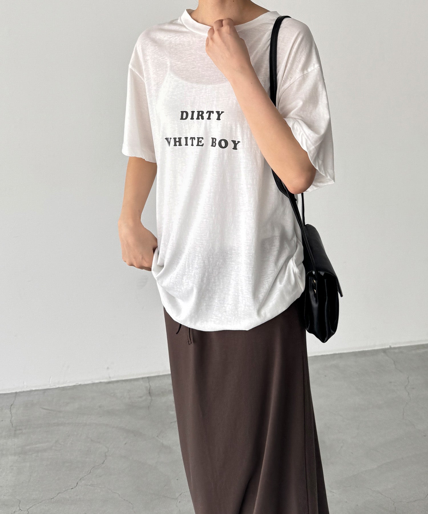 "DIRTY WHITE BOY"Tシャツ