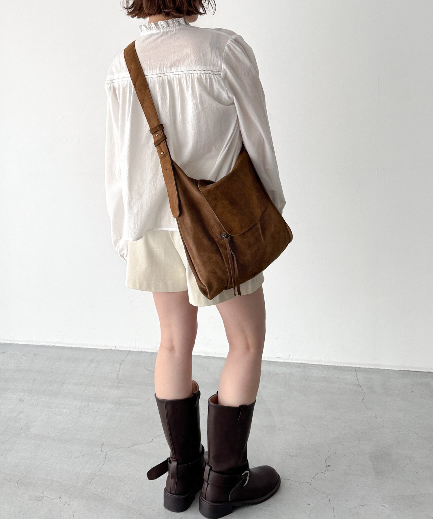 スウェードショルダーBAG
