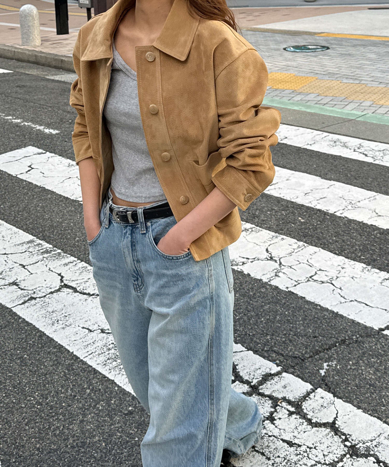 スウェードジャケット