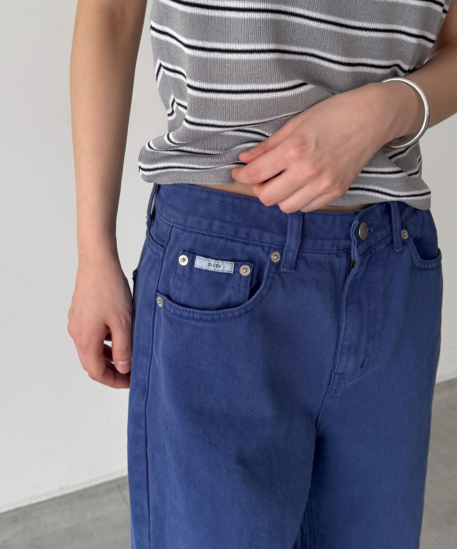 カラーストレートパンツ