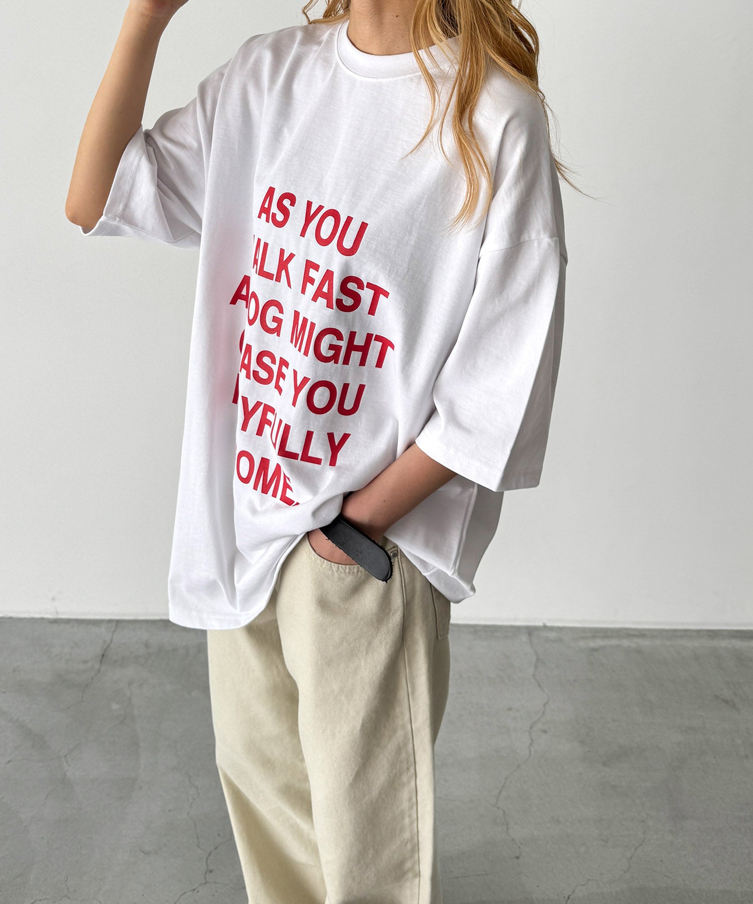 "AS YOU"Tシャツ