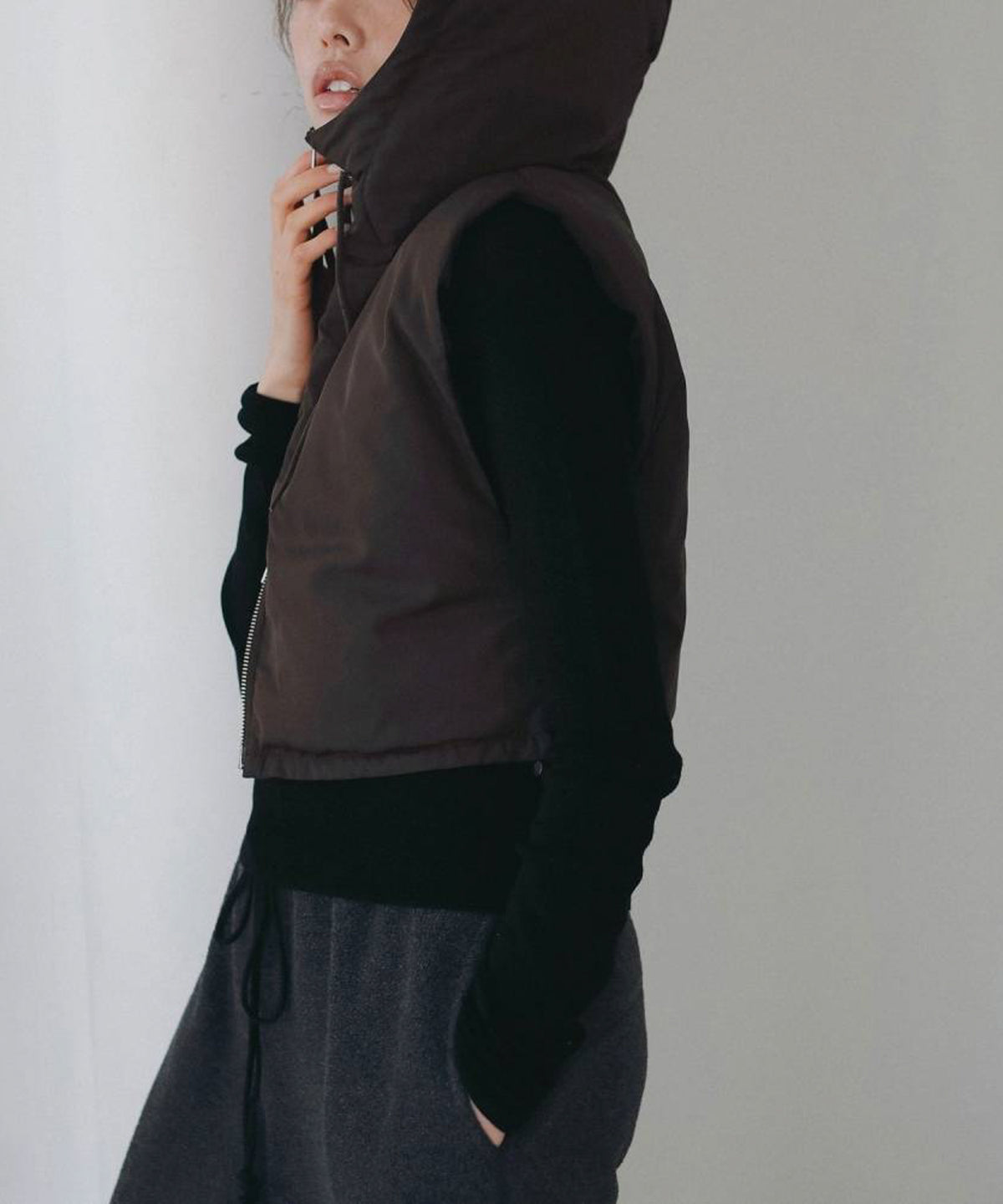 Hooded Down Vest