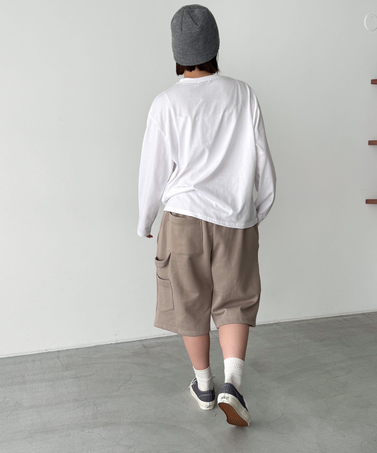 スウェットワークハーフパンツ