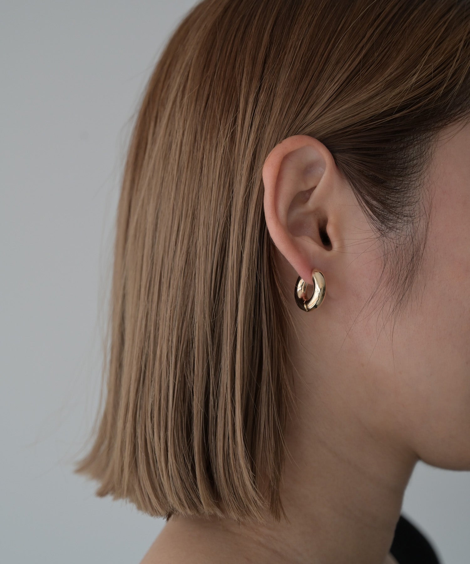 チャンキーフープピアス