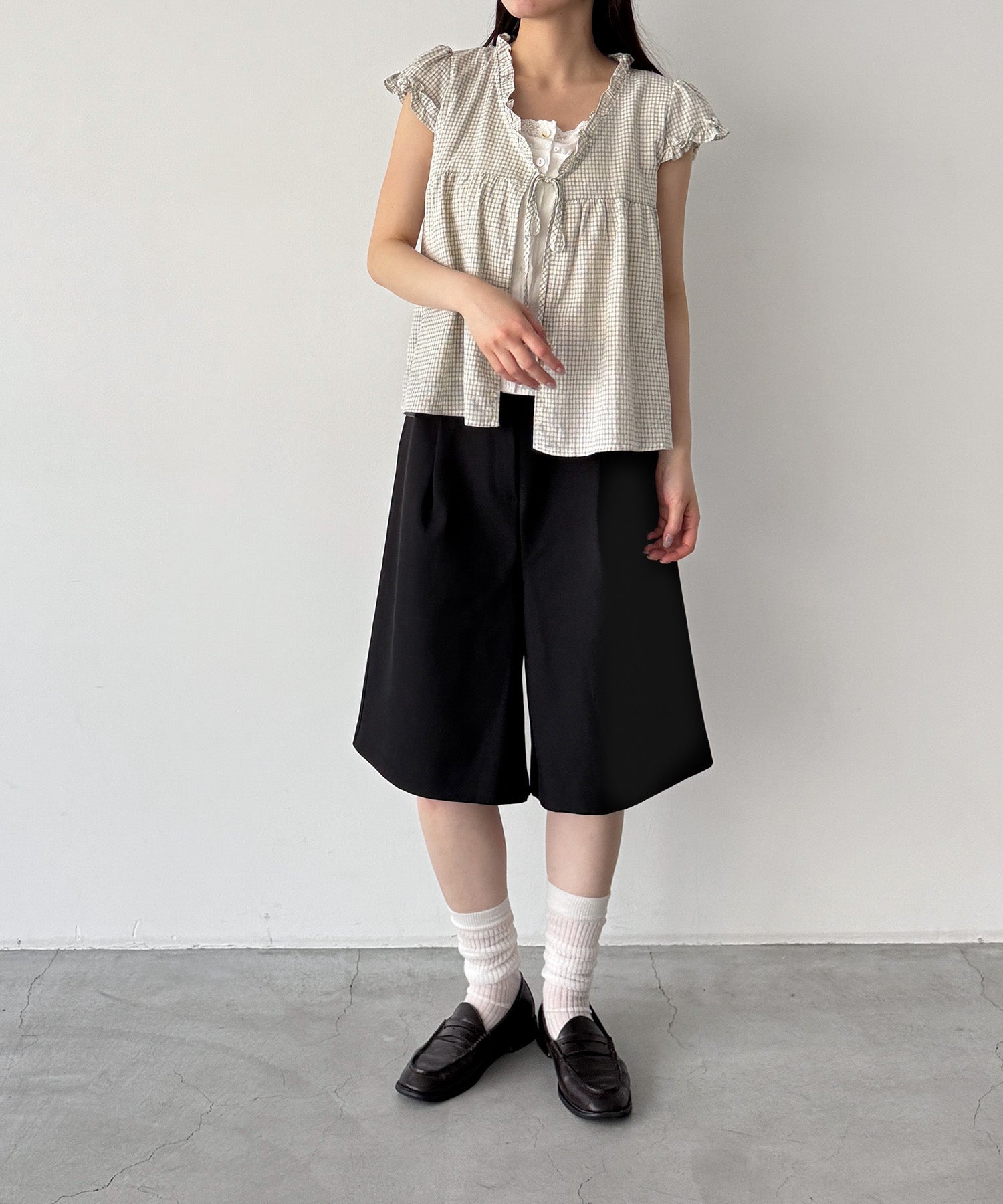 シングルタックハーフパンツ