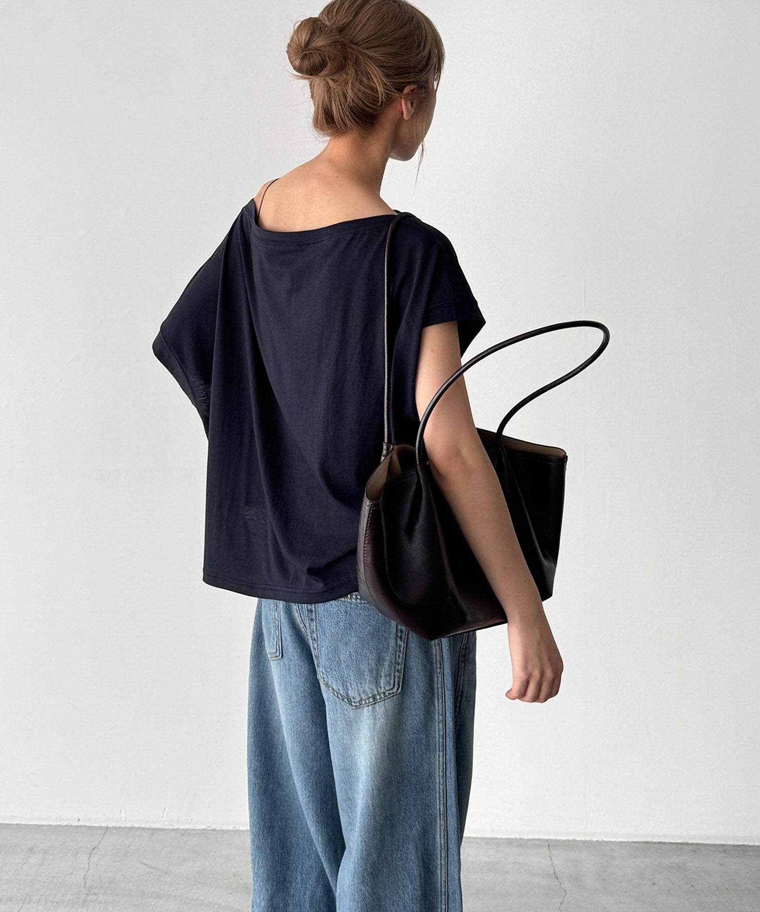 シアーワンショルTシャツ