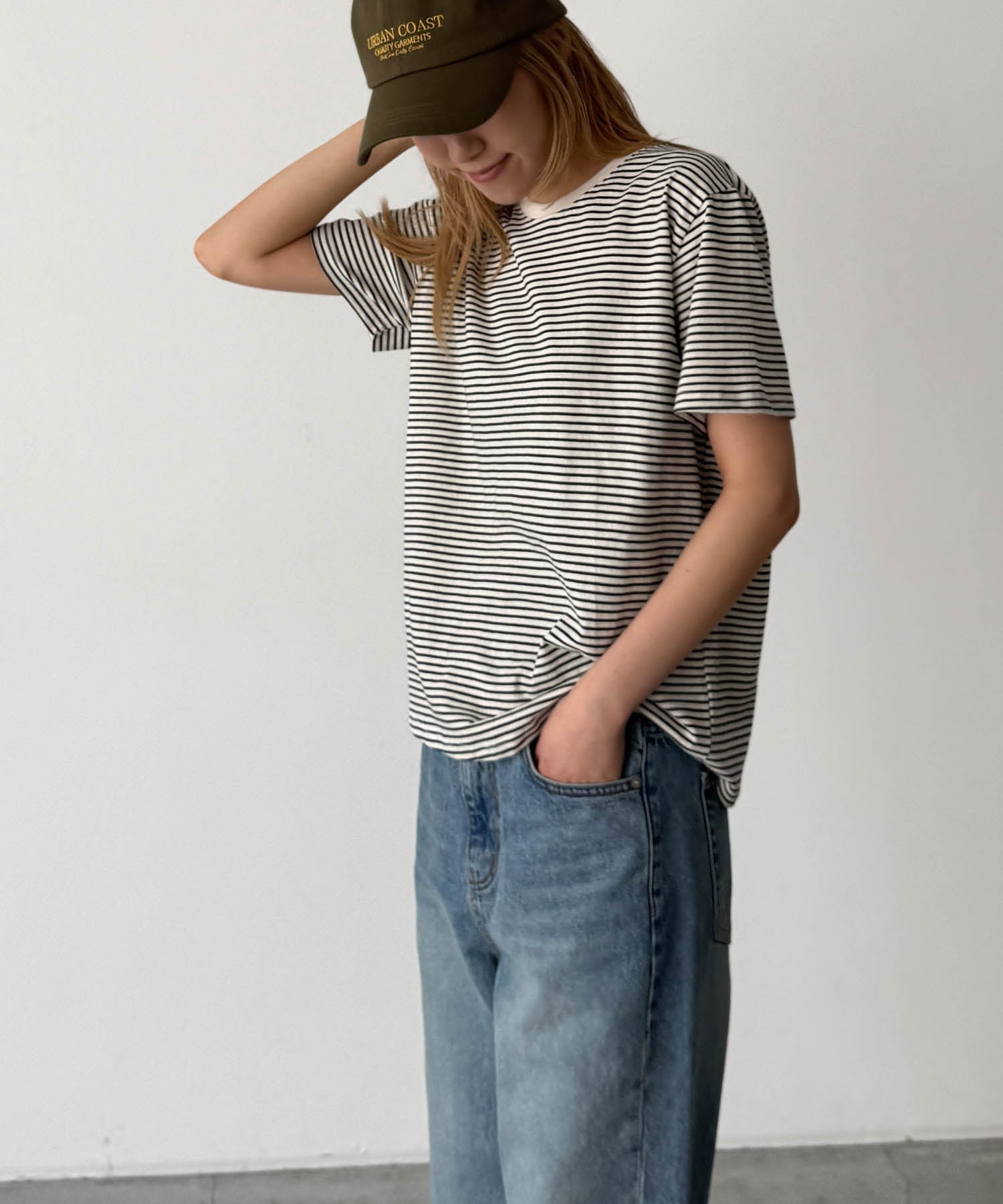 ナローボーダーリンガーTシャツ