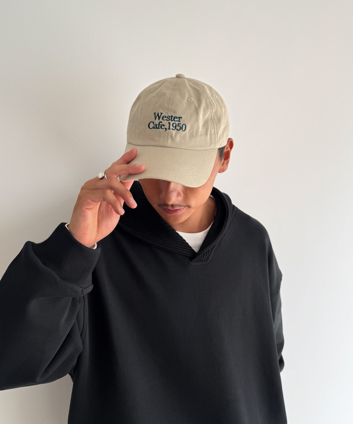 "WesterCafe 1950"ロゴCAP