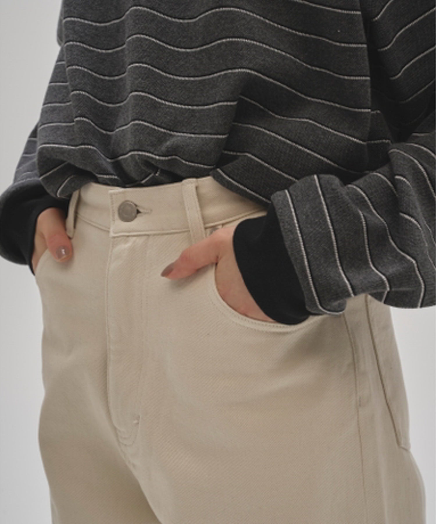 Border Long T-shirts ボーダーロングTシャツ/12520613