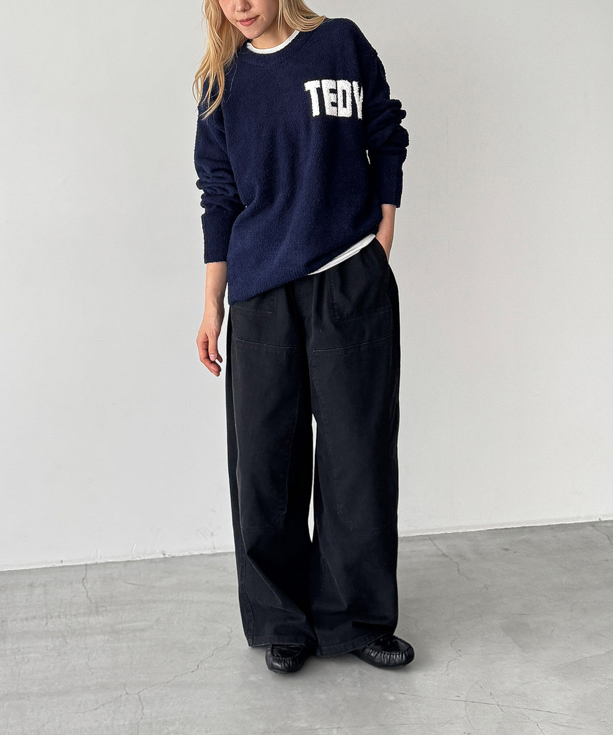 "TEDY GENTLO"クルーネックニット