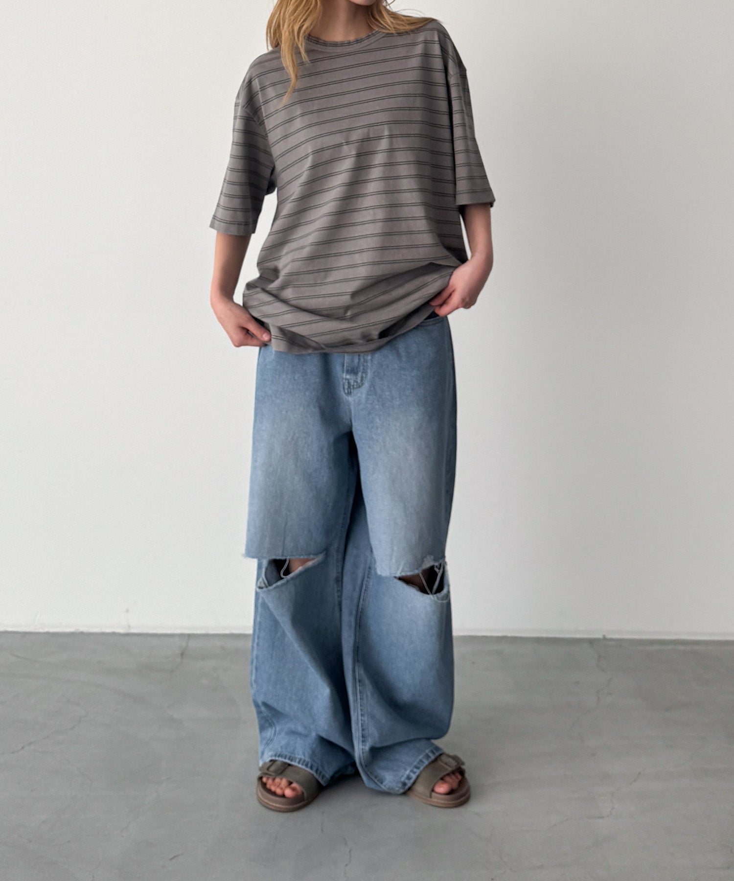 SEIRTAND<br>ボーダークルーTシャツ