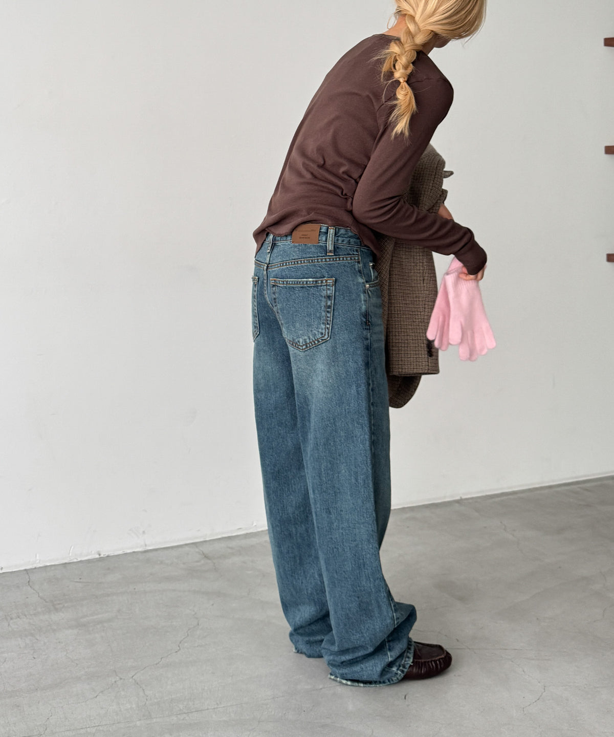 ロールーズストレート10オンスデニムパンツ 617