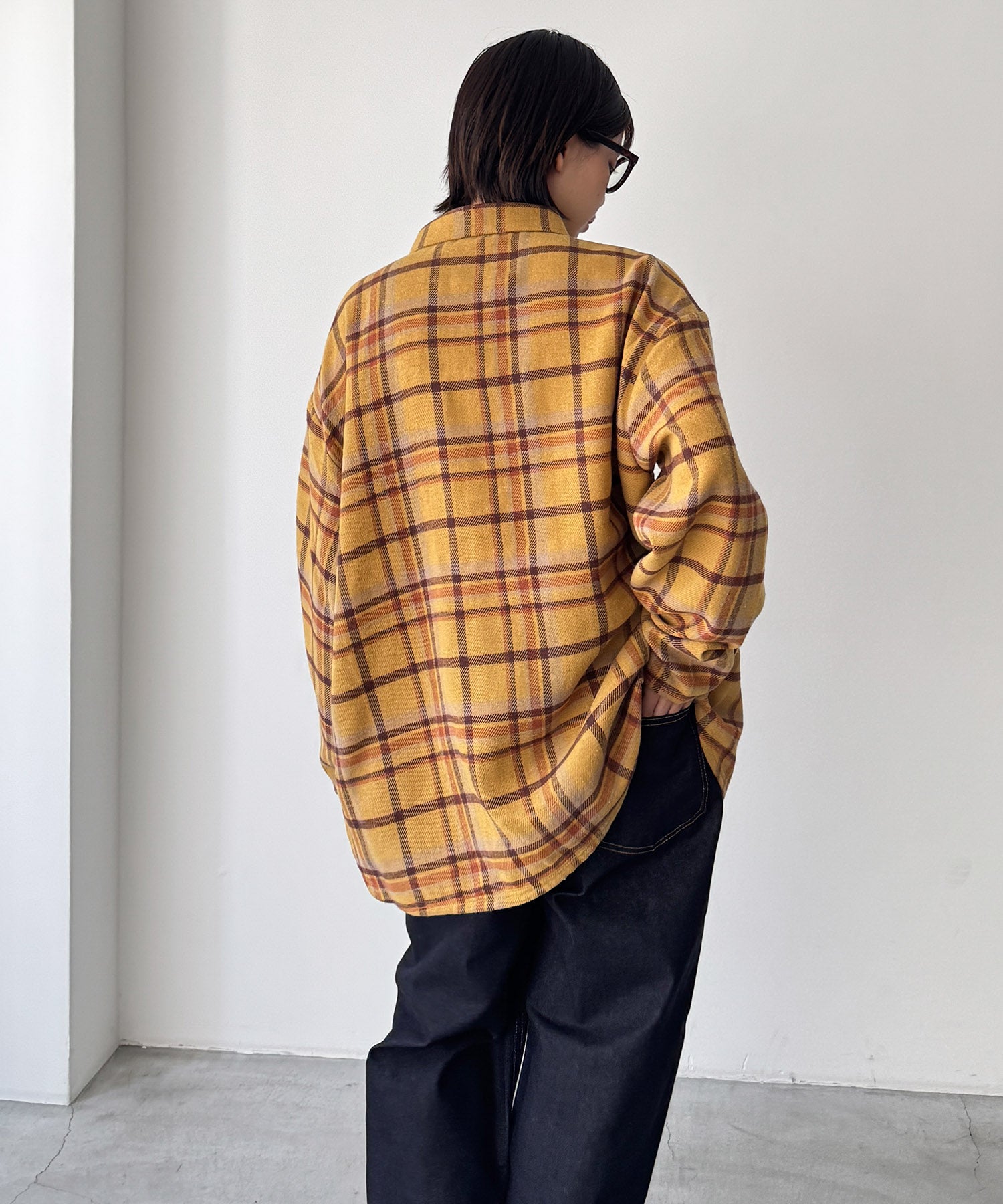 チェックロングスリーブシャツ