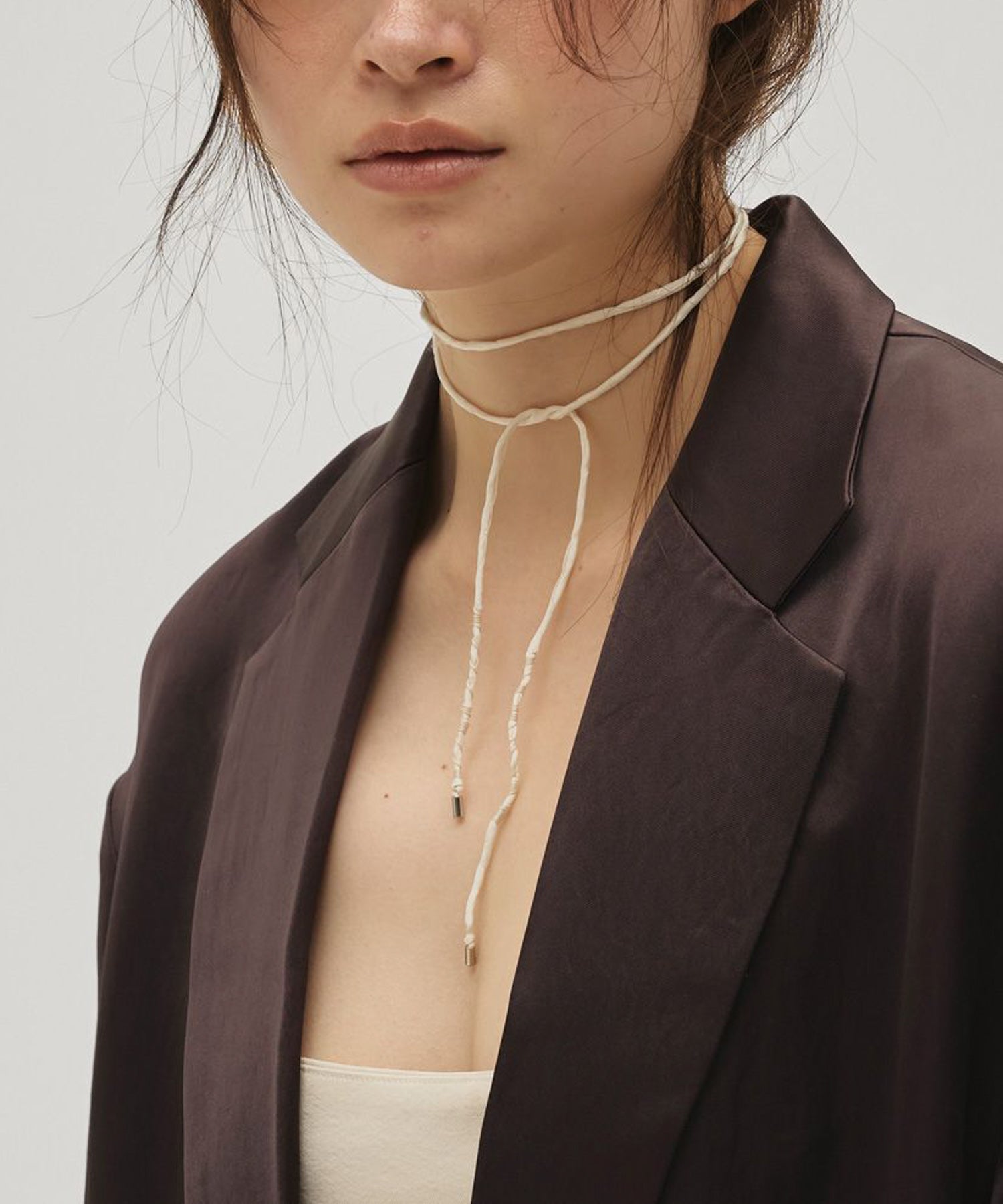 Silk Cord Choker シルクコードチョーカー/12610903