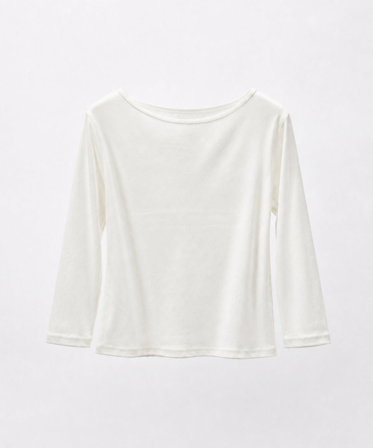 リブボート7分袖Tシャツ
