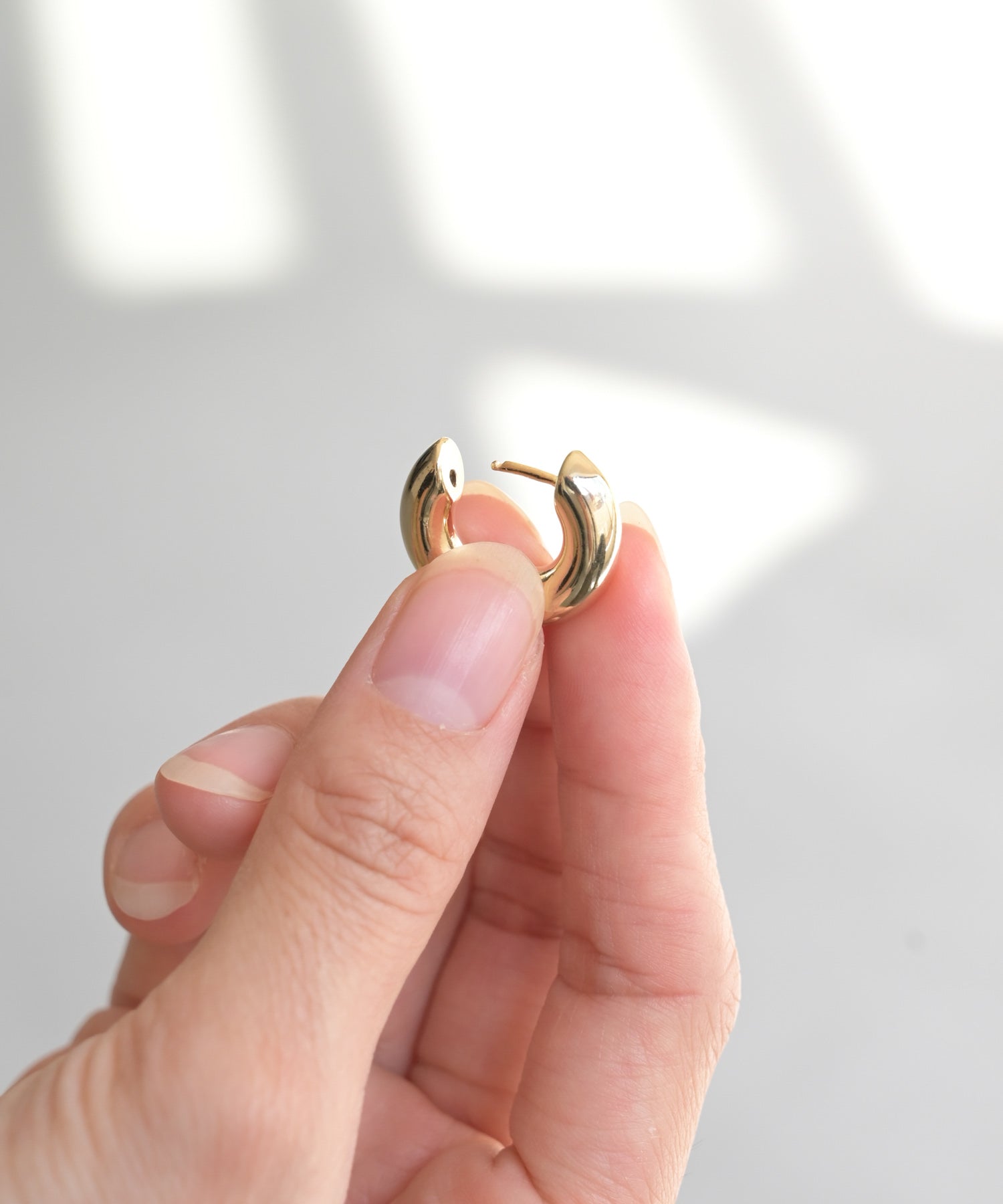 チャンキーフープピアス