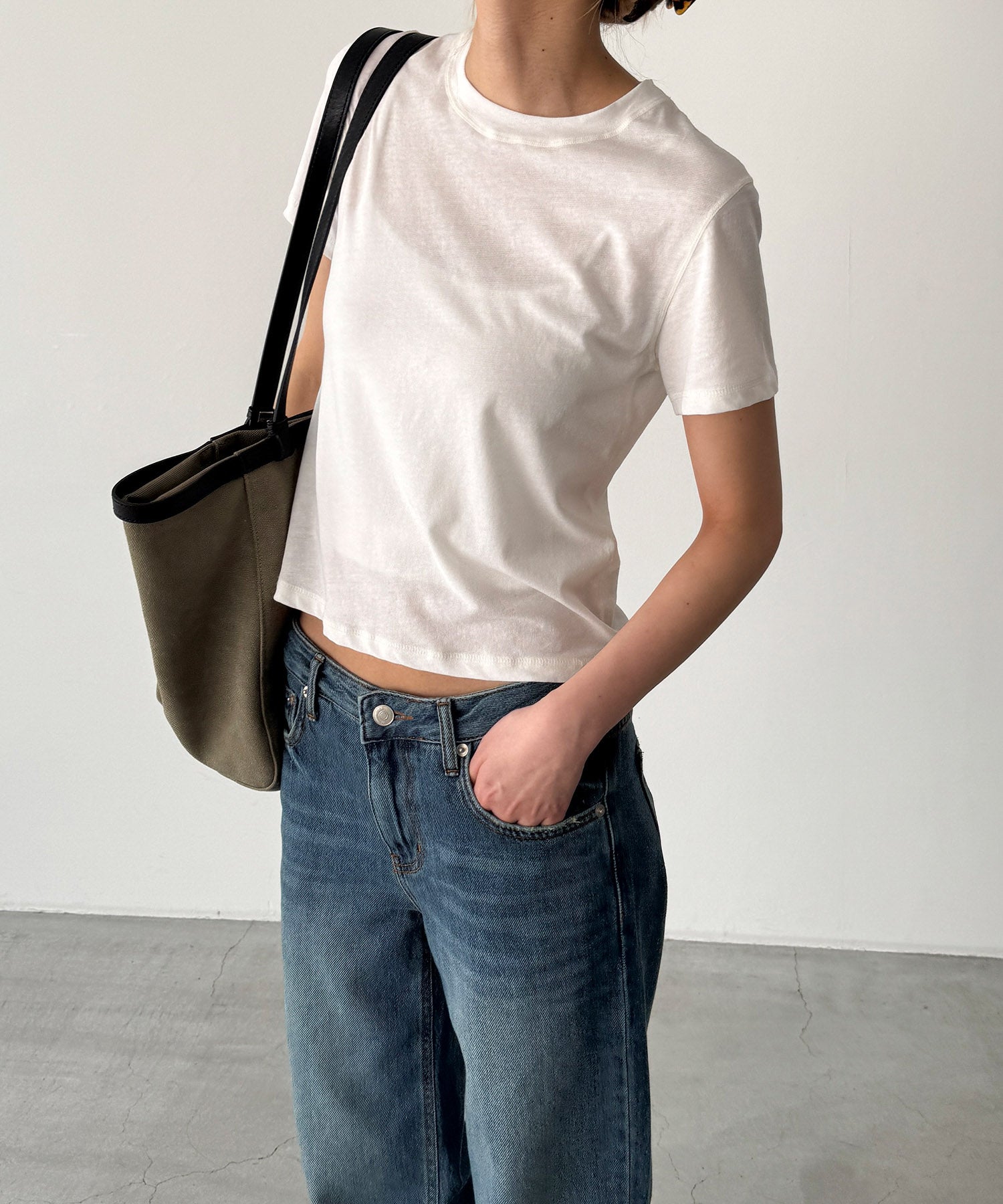 コットンテンセルTシャツ