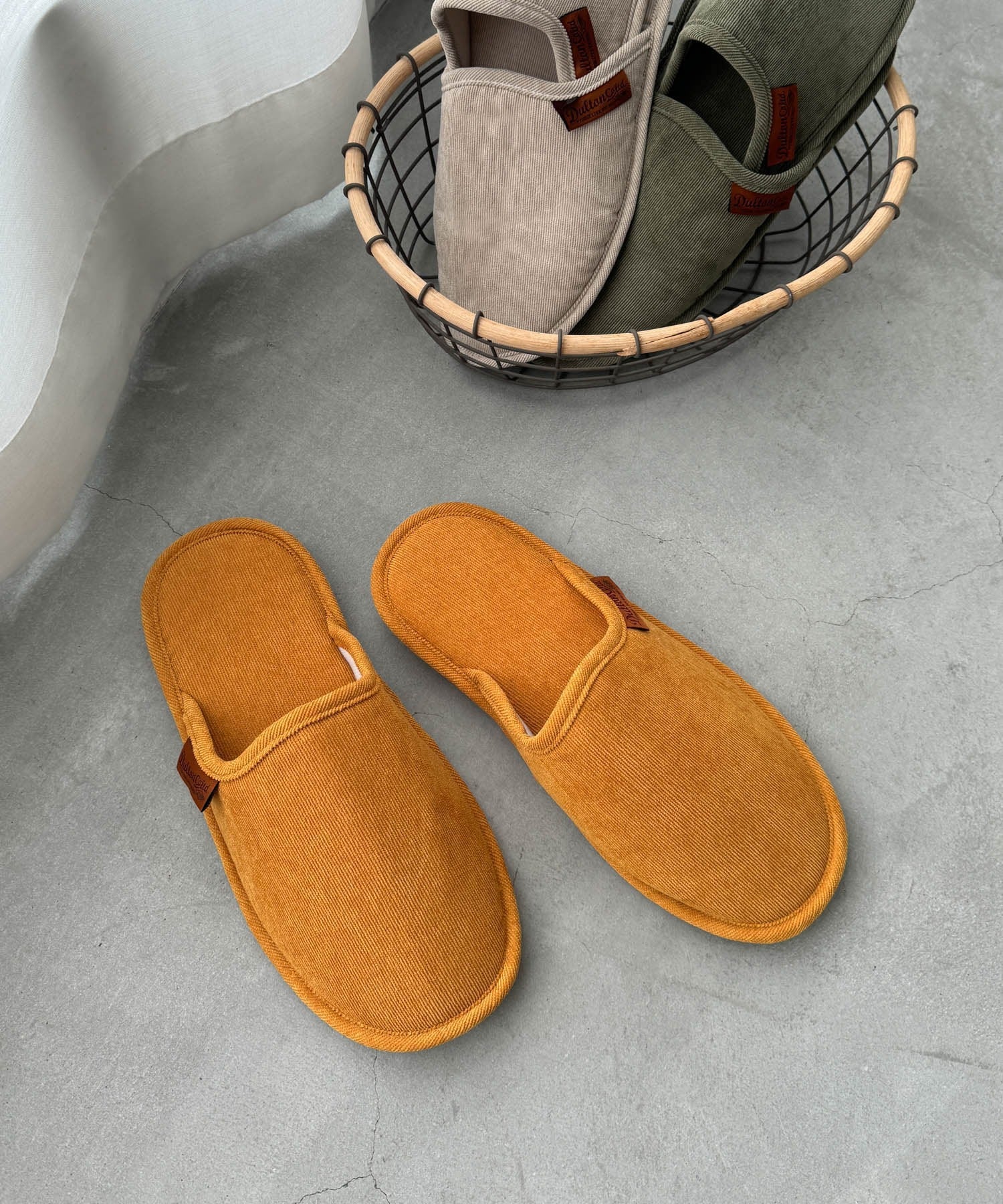 CORDUROY SLIPPERS EV/コーデュロイスリッパ(MEN)/T20-0224L