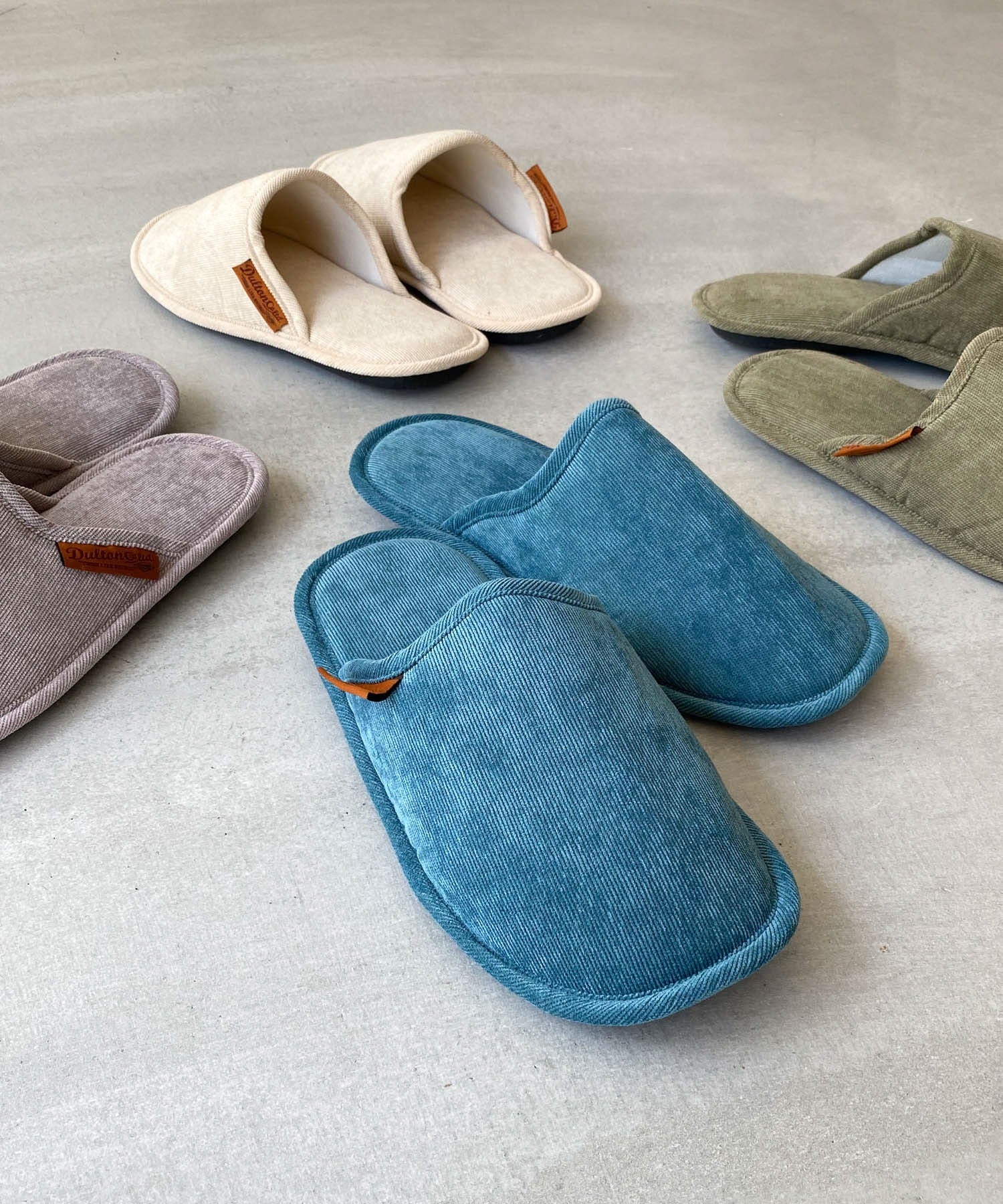 CORDUROY SLIPPERS EV/コーデュロイスリッパ(MEN)/T20-0224L