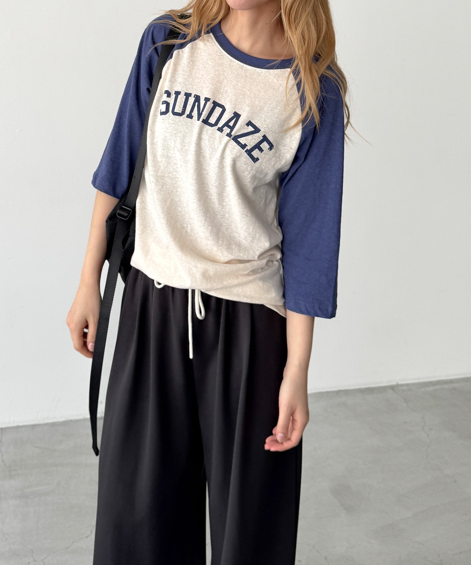 "SUNDAZE"ラグランTシャツ