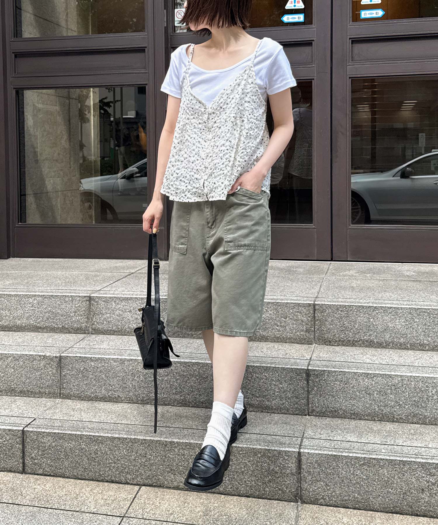 ウォッシングベイカーハーフパンツ