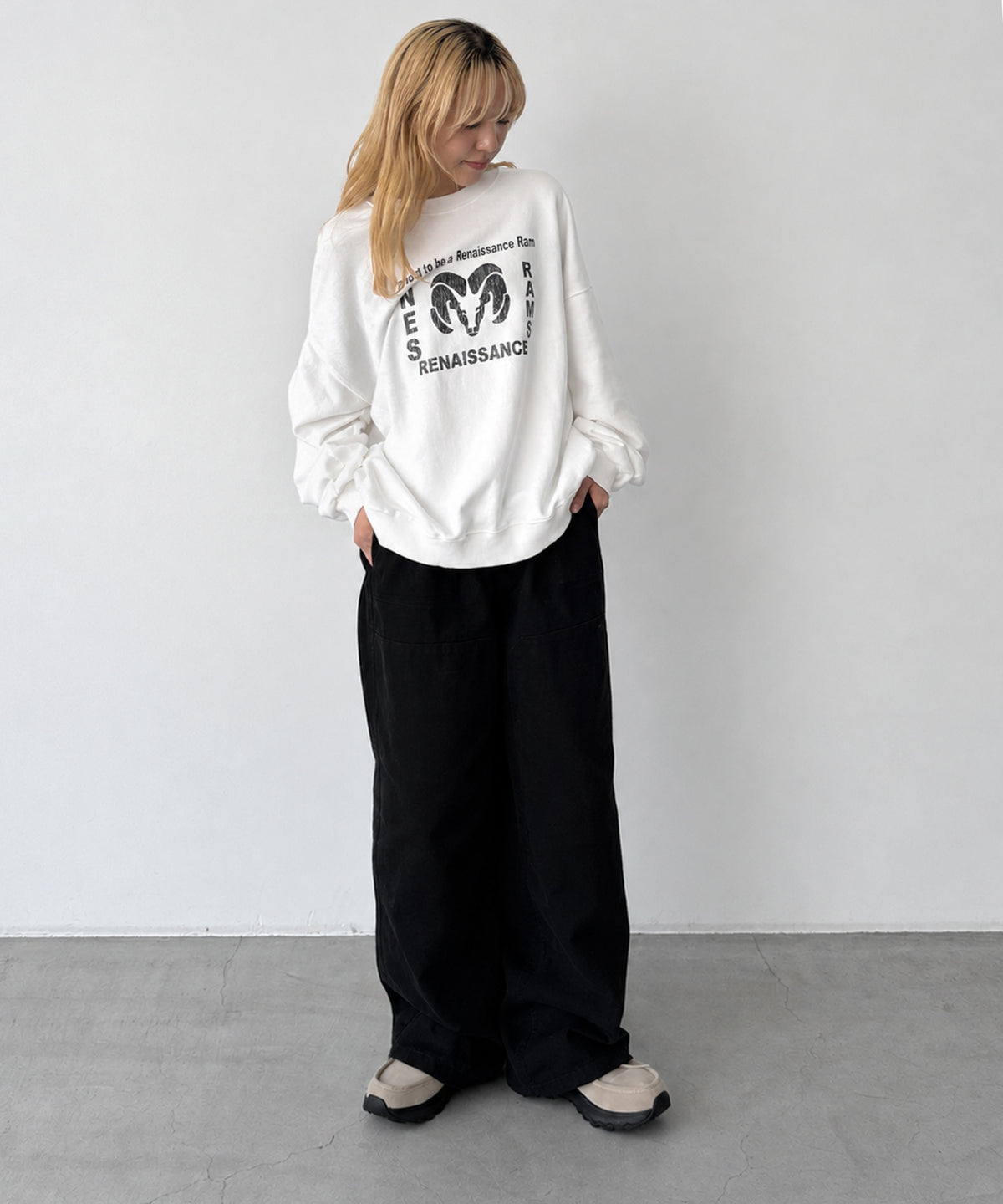 ”RAMS”トレーナー 裏毛