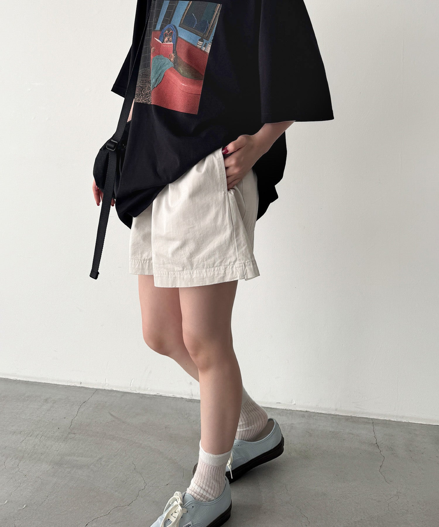 コットンイージーショートパンツ