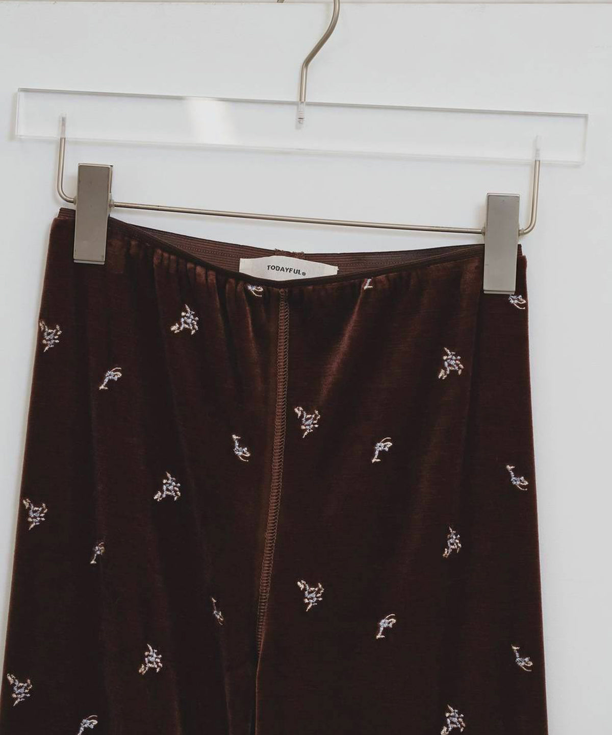 Petit Flower Velour Leggings