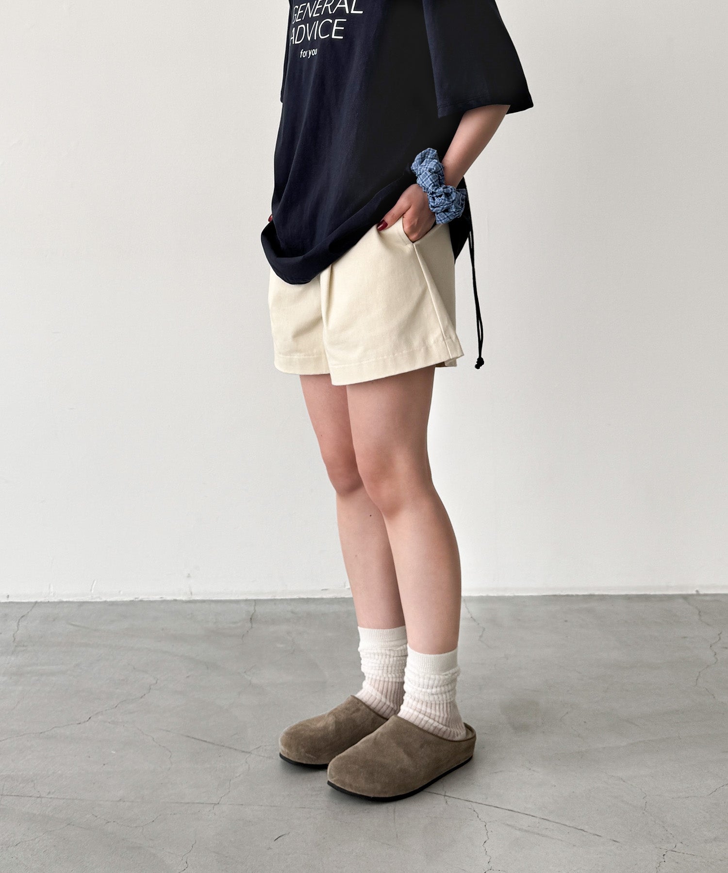コットンショートパンツ