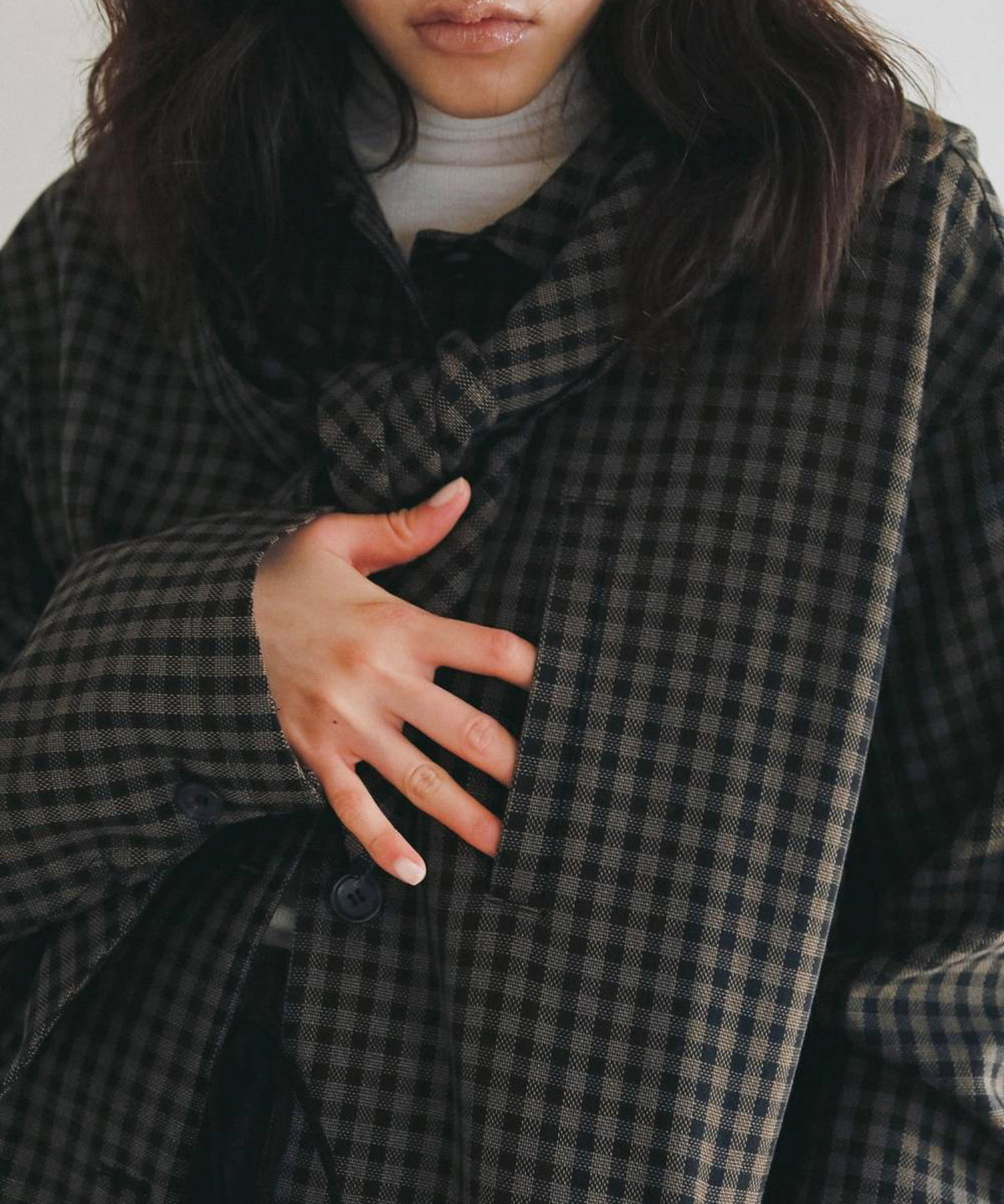 Check Coverall Jacket