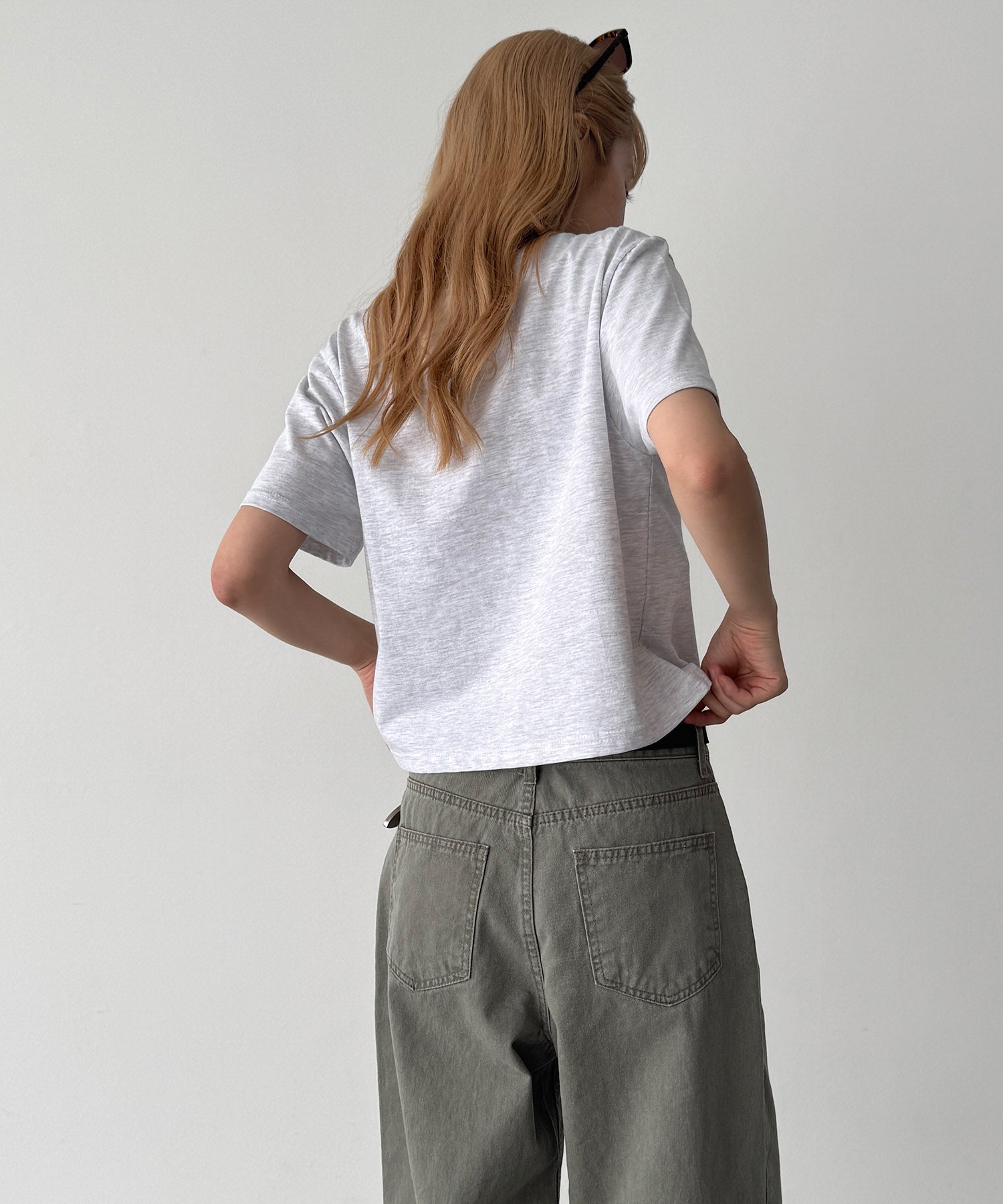 "GREECE"コンパクトTシャツ