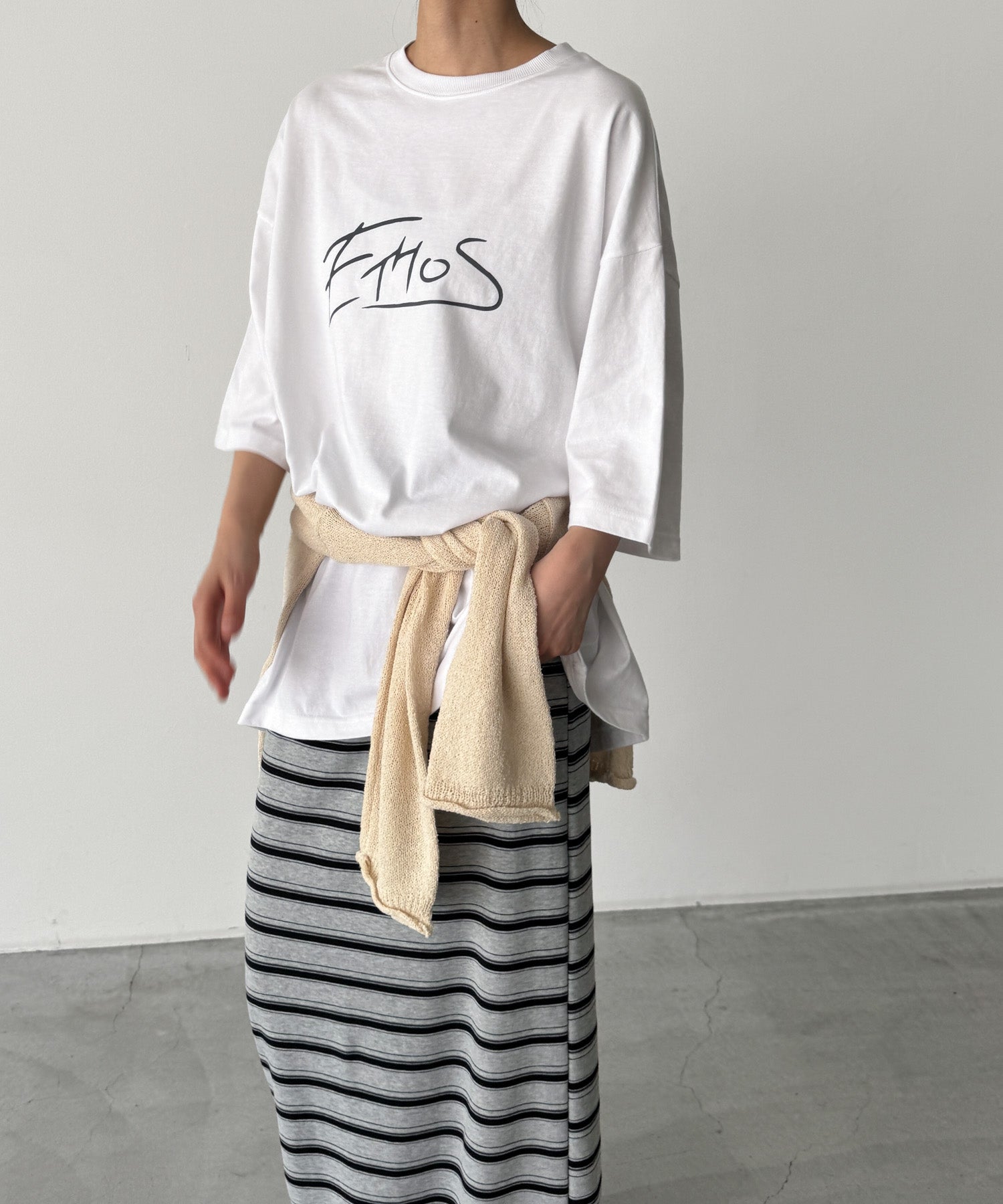 "ETHOS"Tシャツ