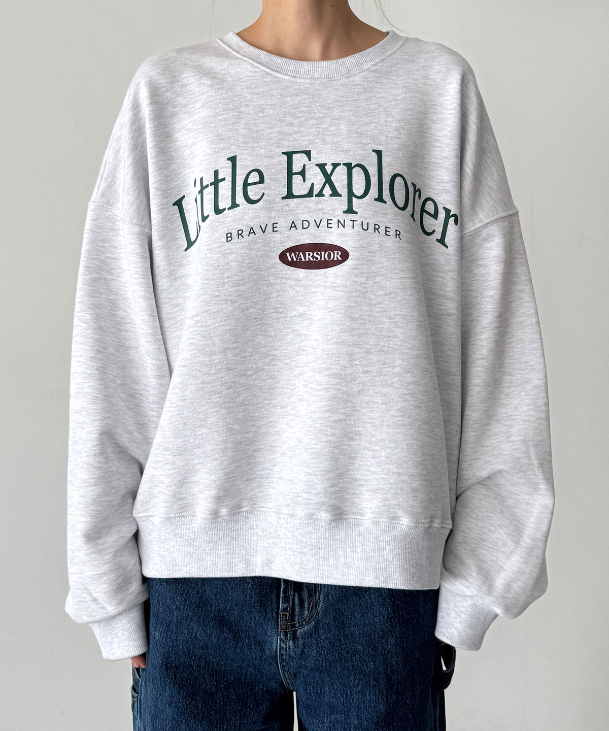 "Explorer"トレーナー 裏毛