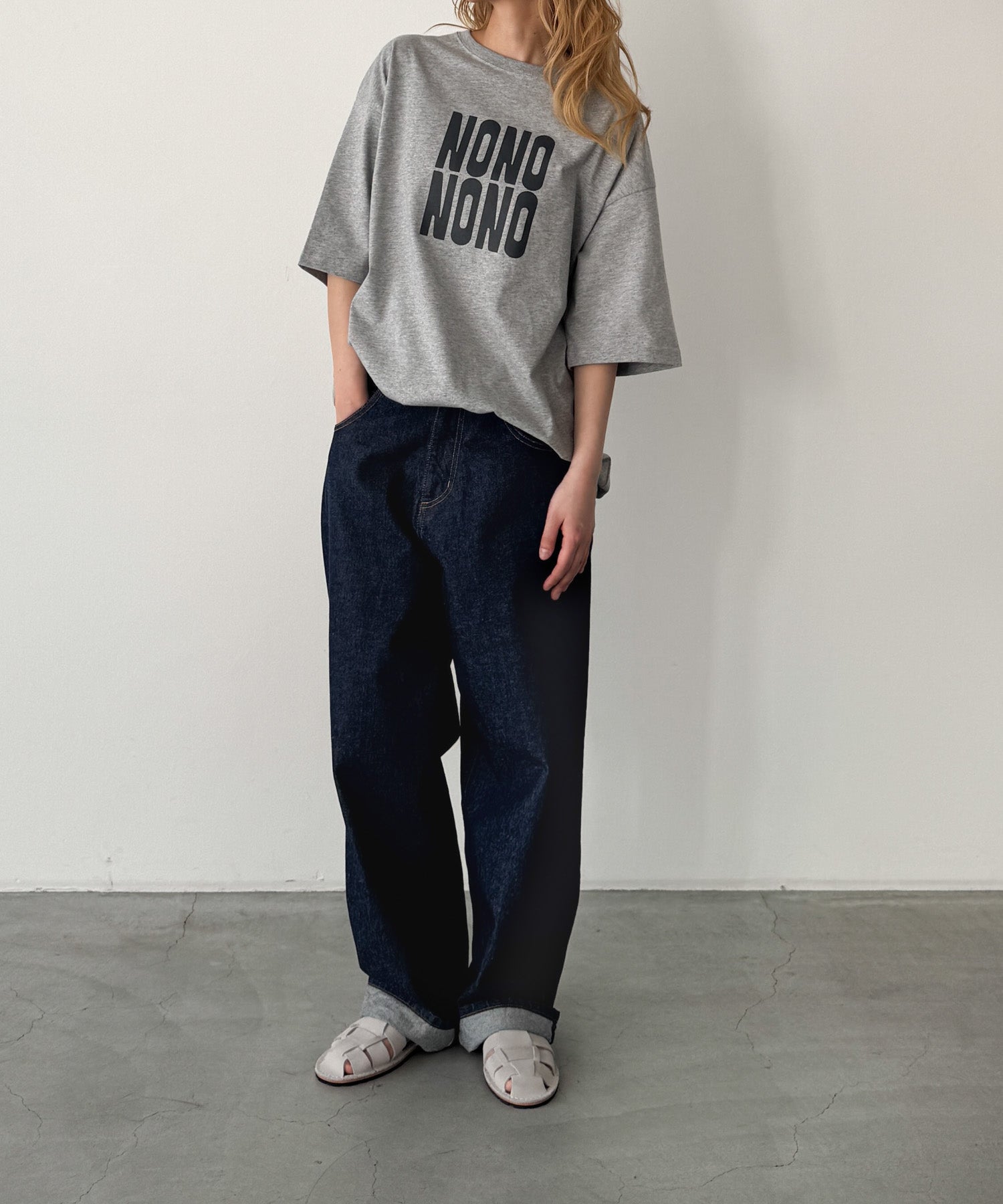 "NO"Tシャツ