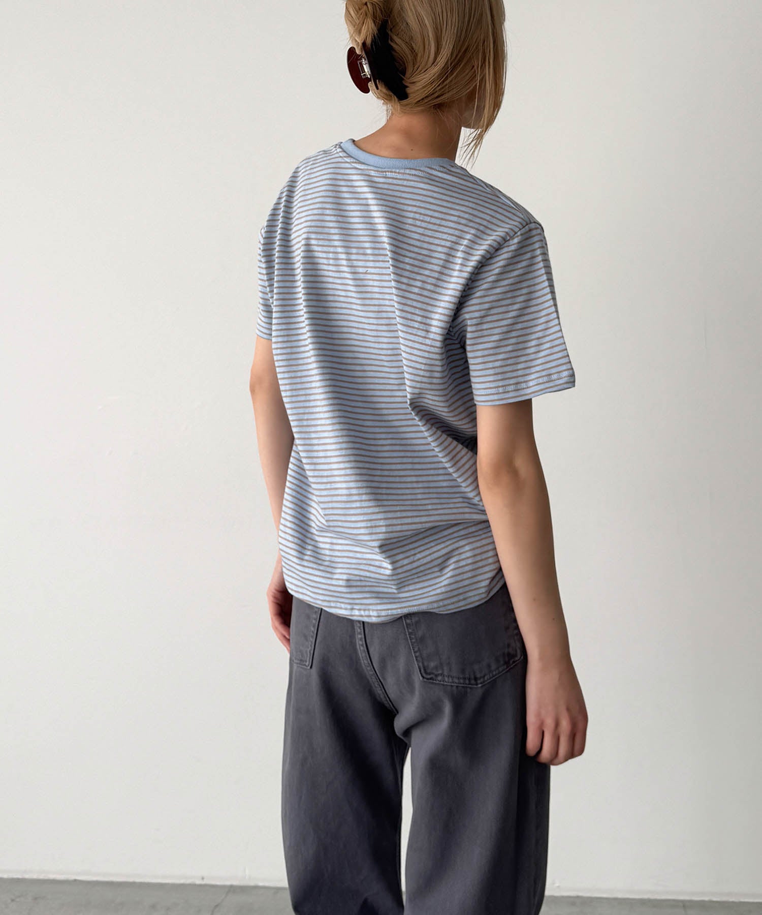 ナローボーダーリンガーTシャツ