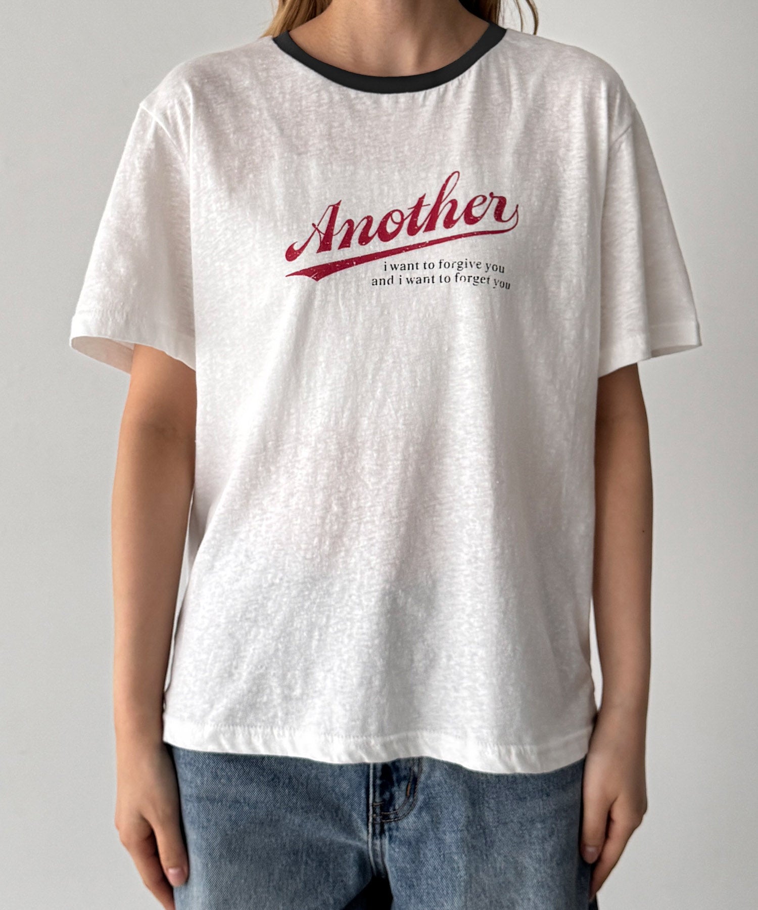 "Another"リンガーTシャツ