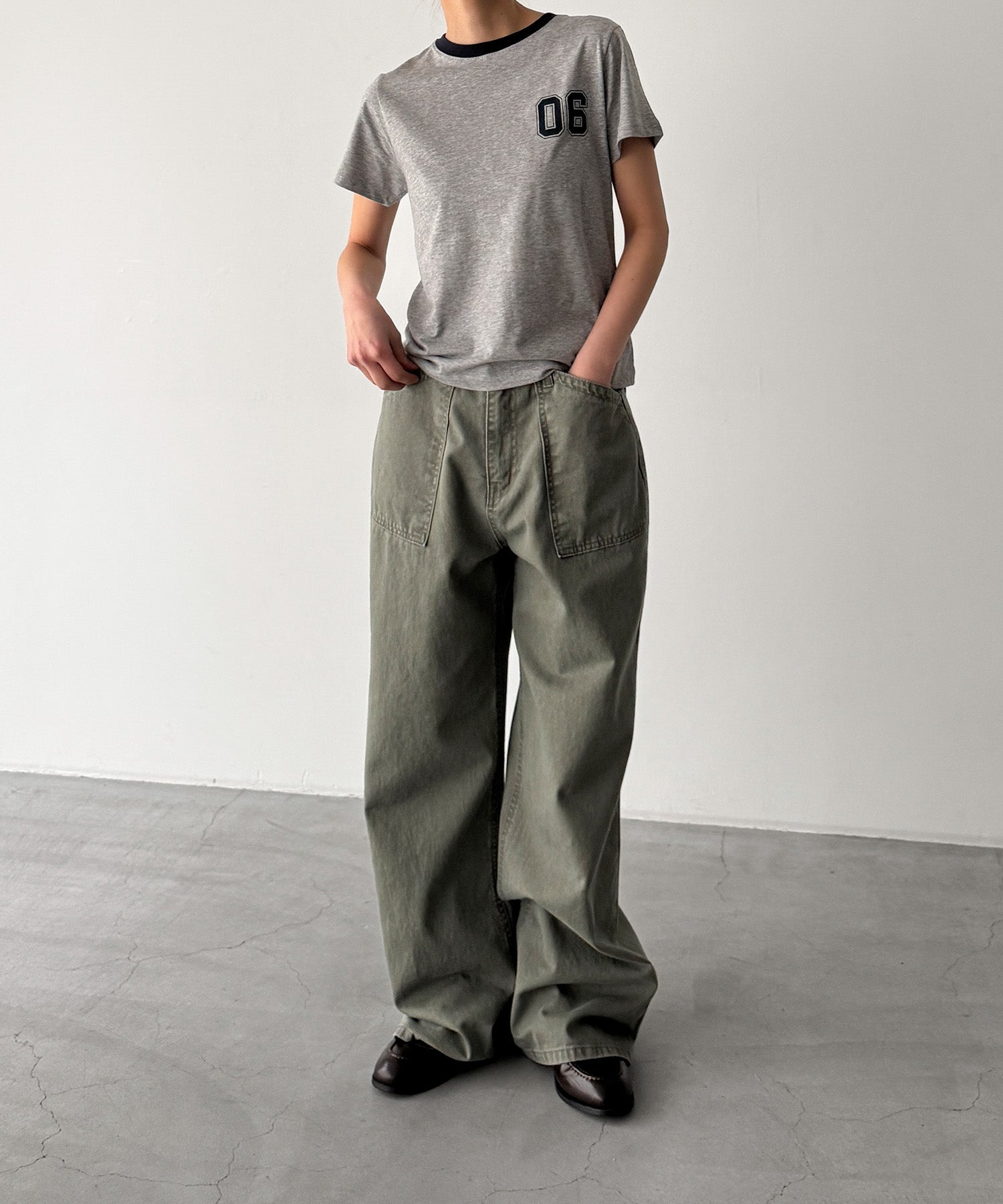 "06"リンガーTシャツ