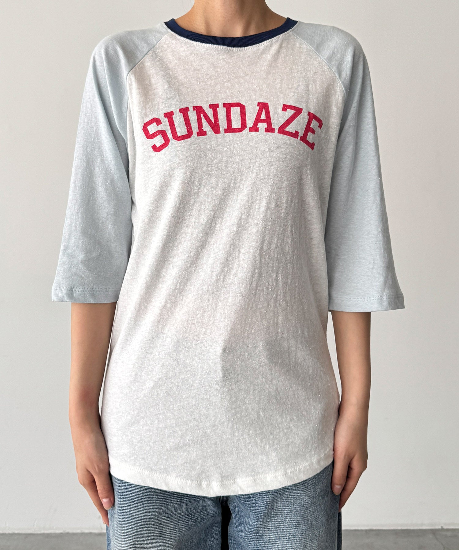 "SUNDAZE"ラグランTシャツ