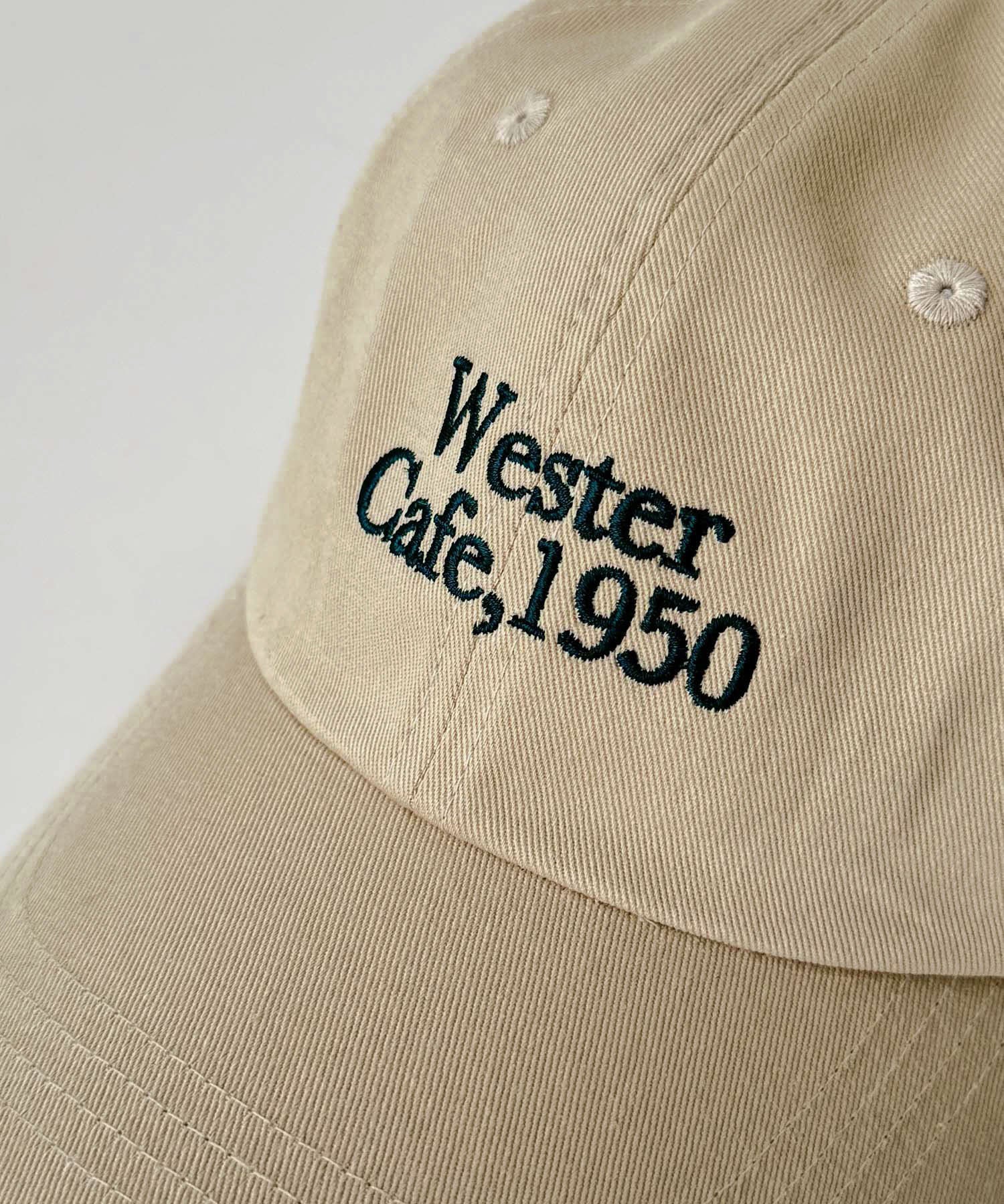 "WesterCafe 1950"ロゴCAP