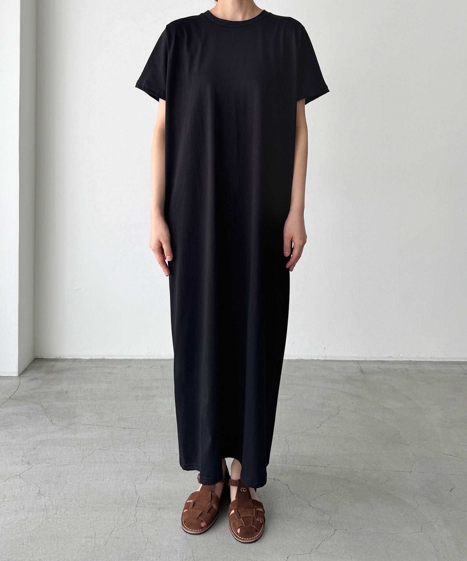 Tシャツロングワンピース