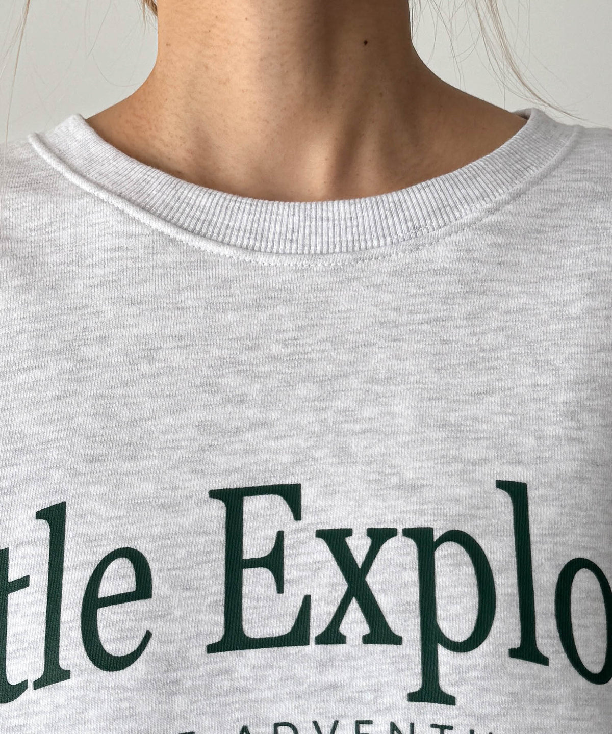 "Explorer"トレーナー 裏毛