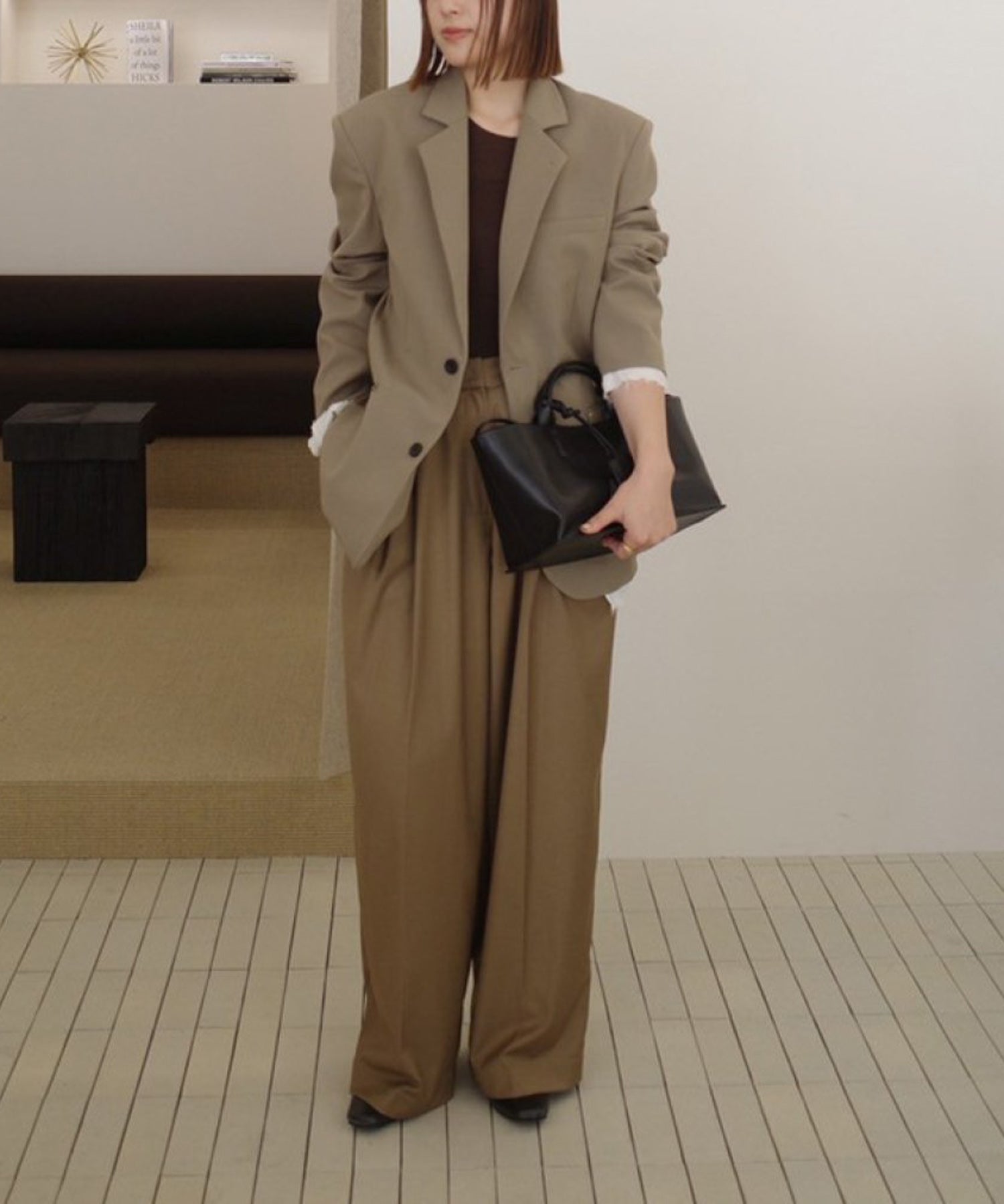 Useful Leather Bag(M) ユースフルレザーバッグ/12521011