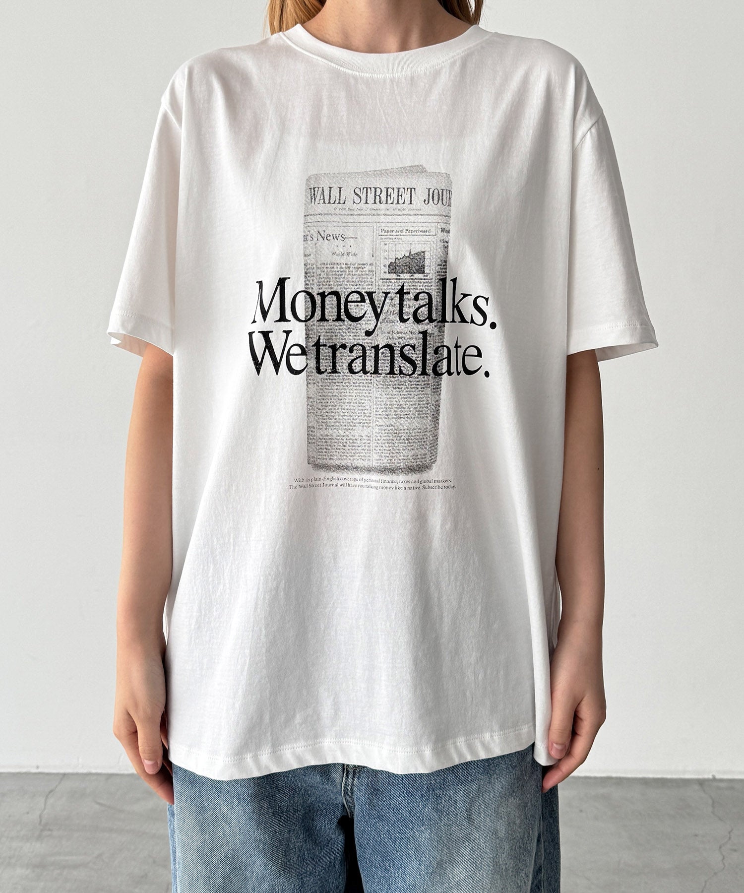 "NEWSPAPER"Tシャツ