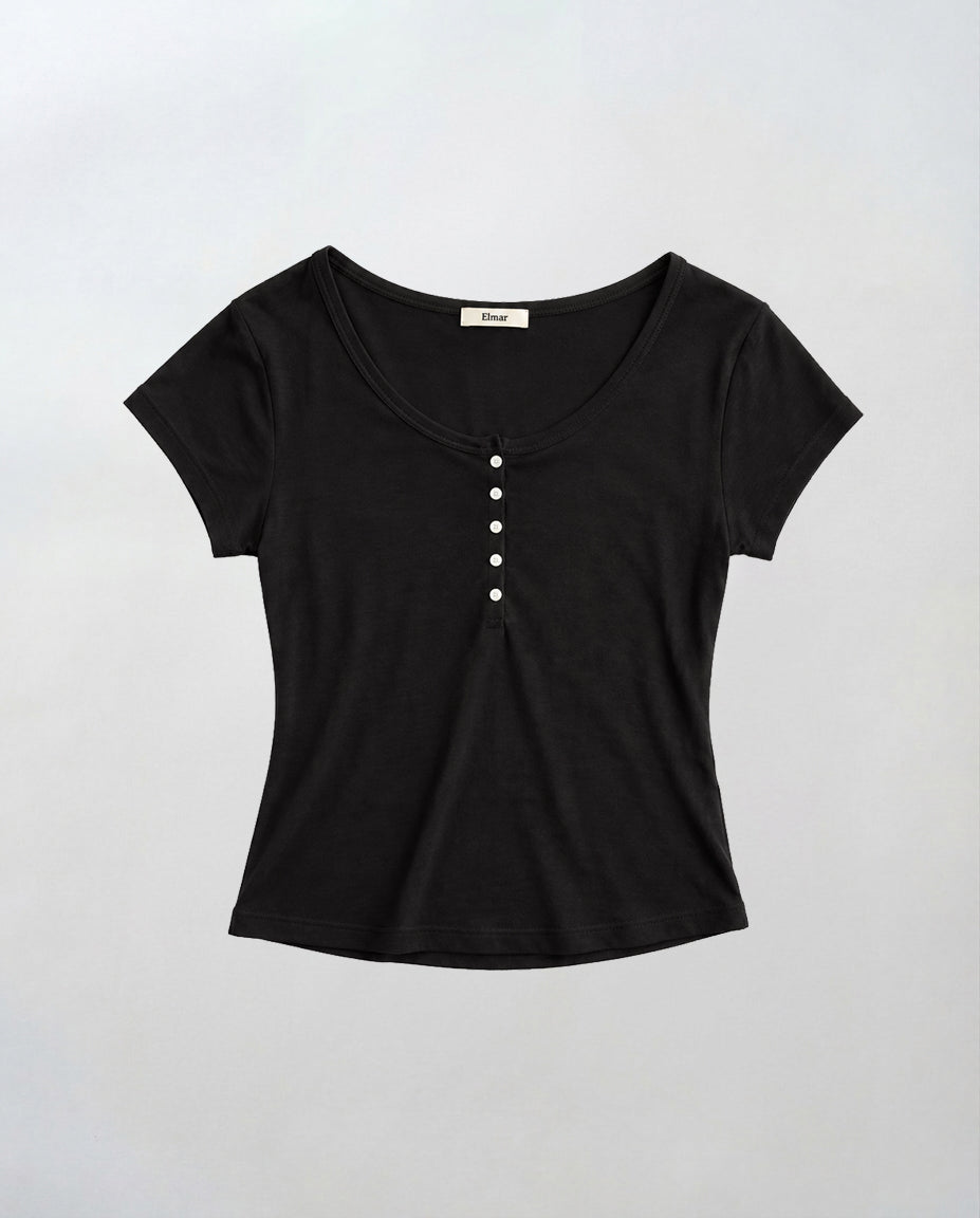 テンセルヘンリーTシャツ