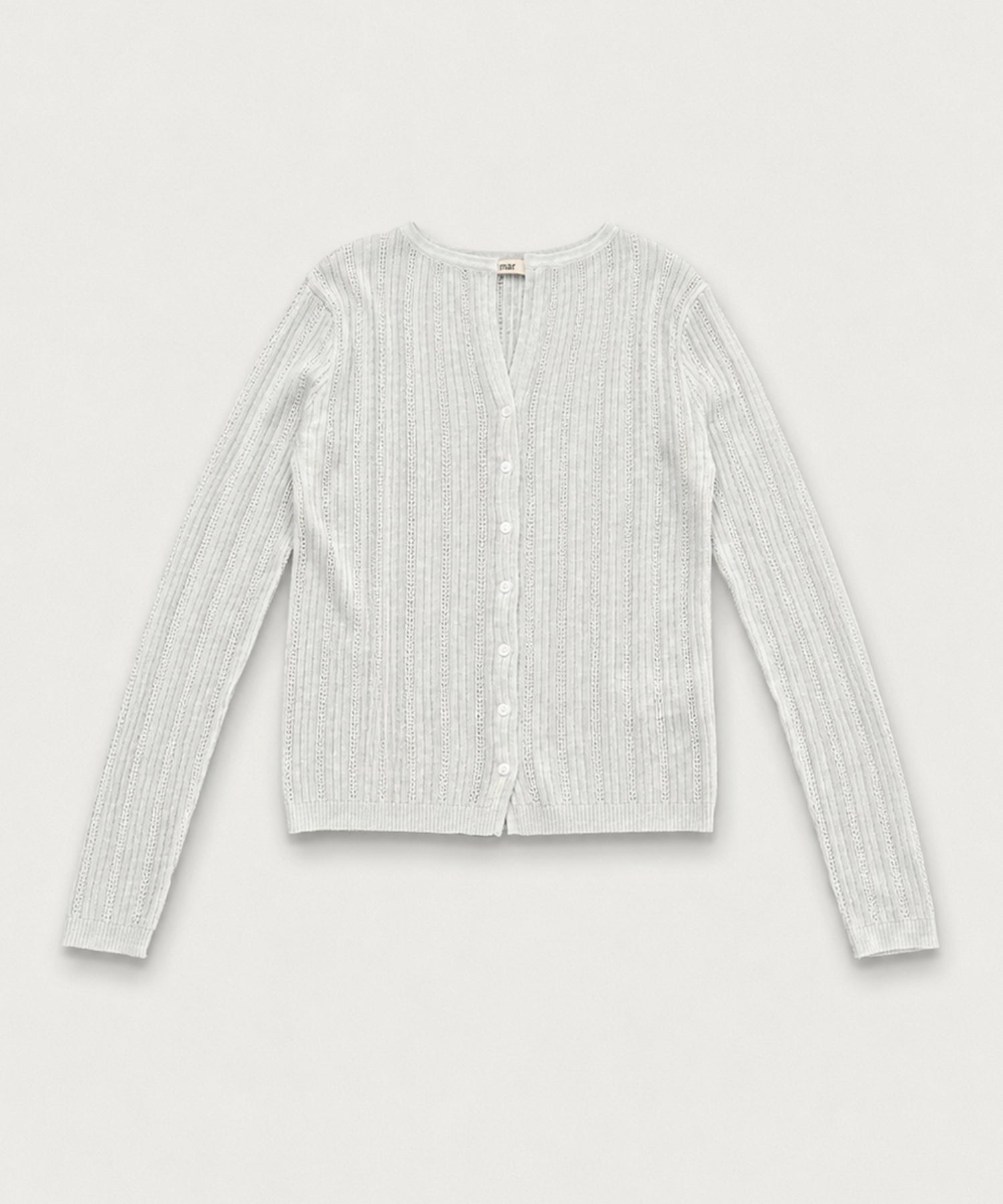 アイレットスキッパーニットカーディガン